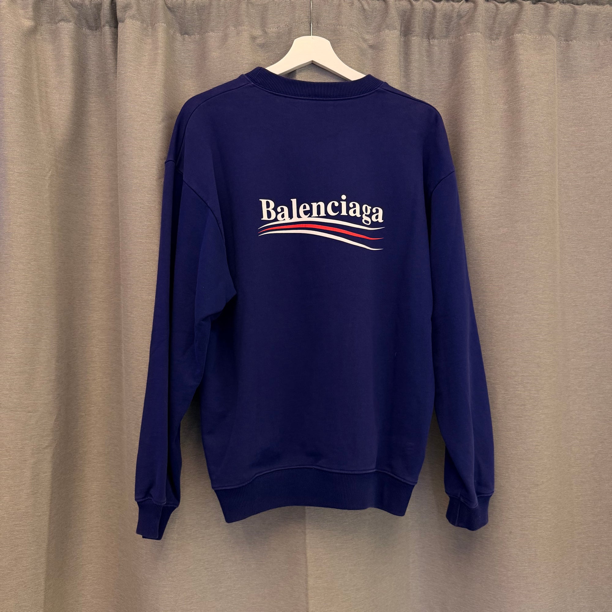 Balenciaga Classic Blue Wave Logo USED