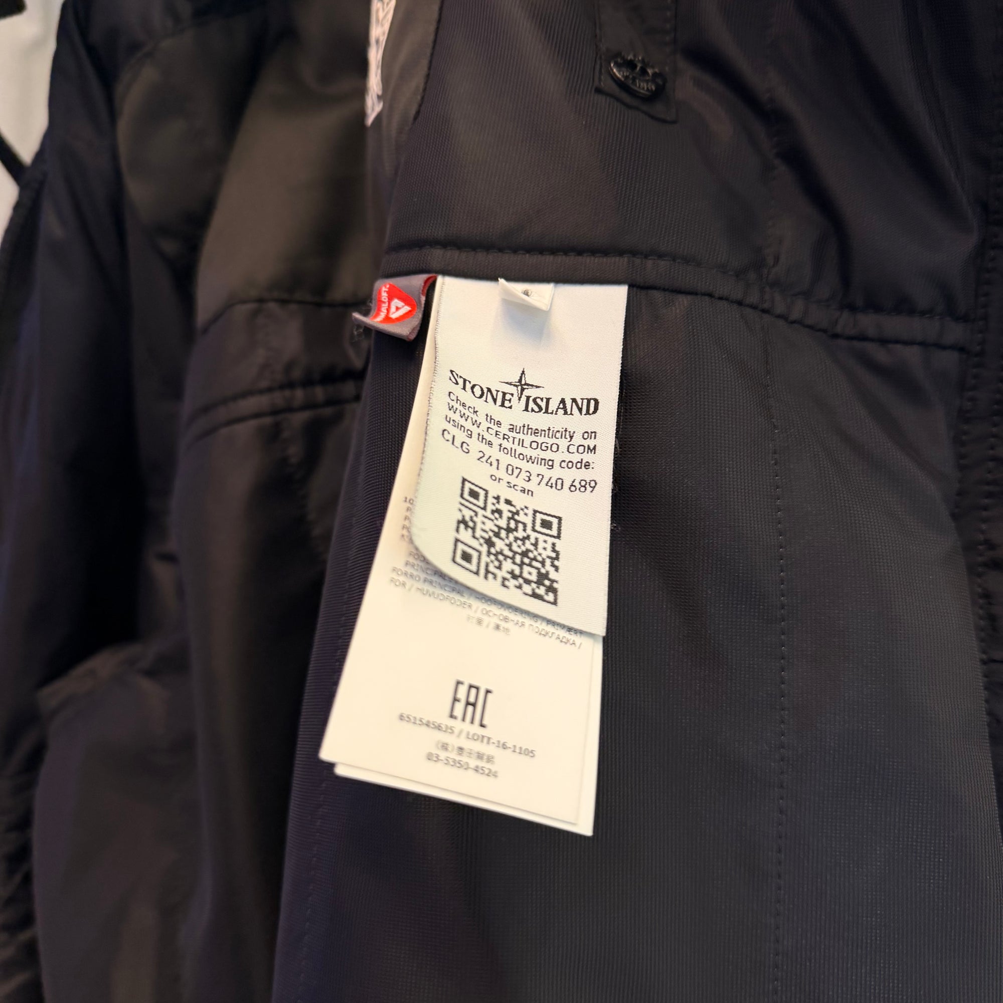 Stone Island Dormeuil Nylon Metal Jacket Ghost USED