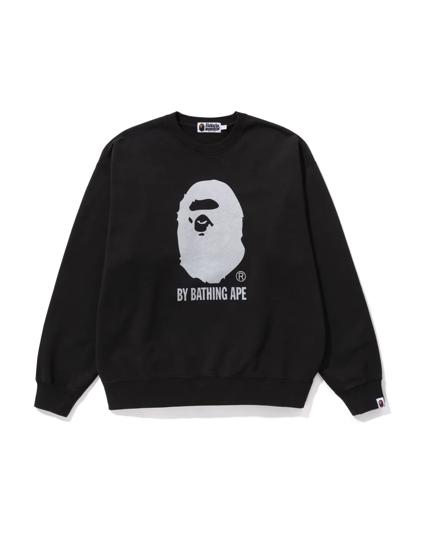 Bape By Bathing Ape Overdye Crewneck Black