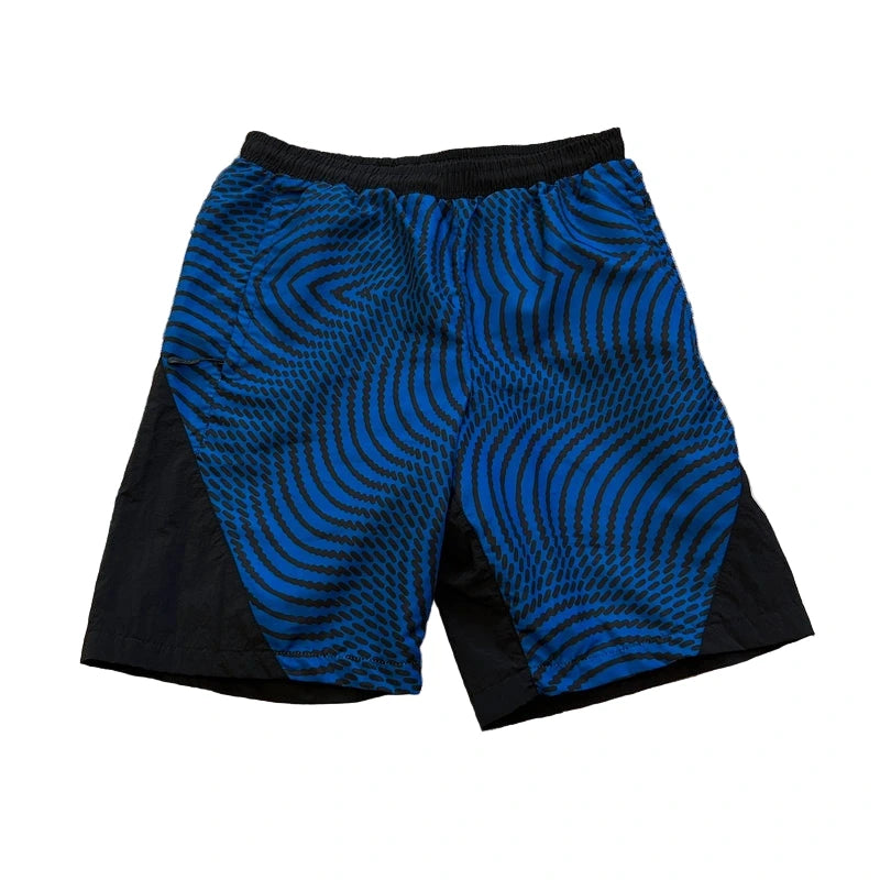 Palace Shorts Swirl Shell Blue Black 9/10
