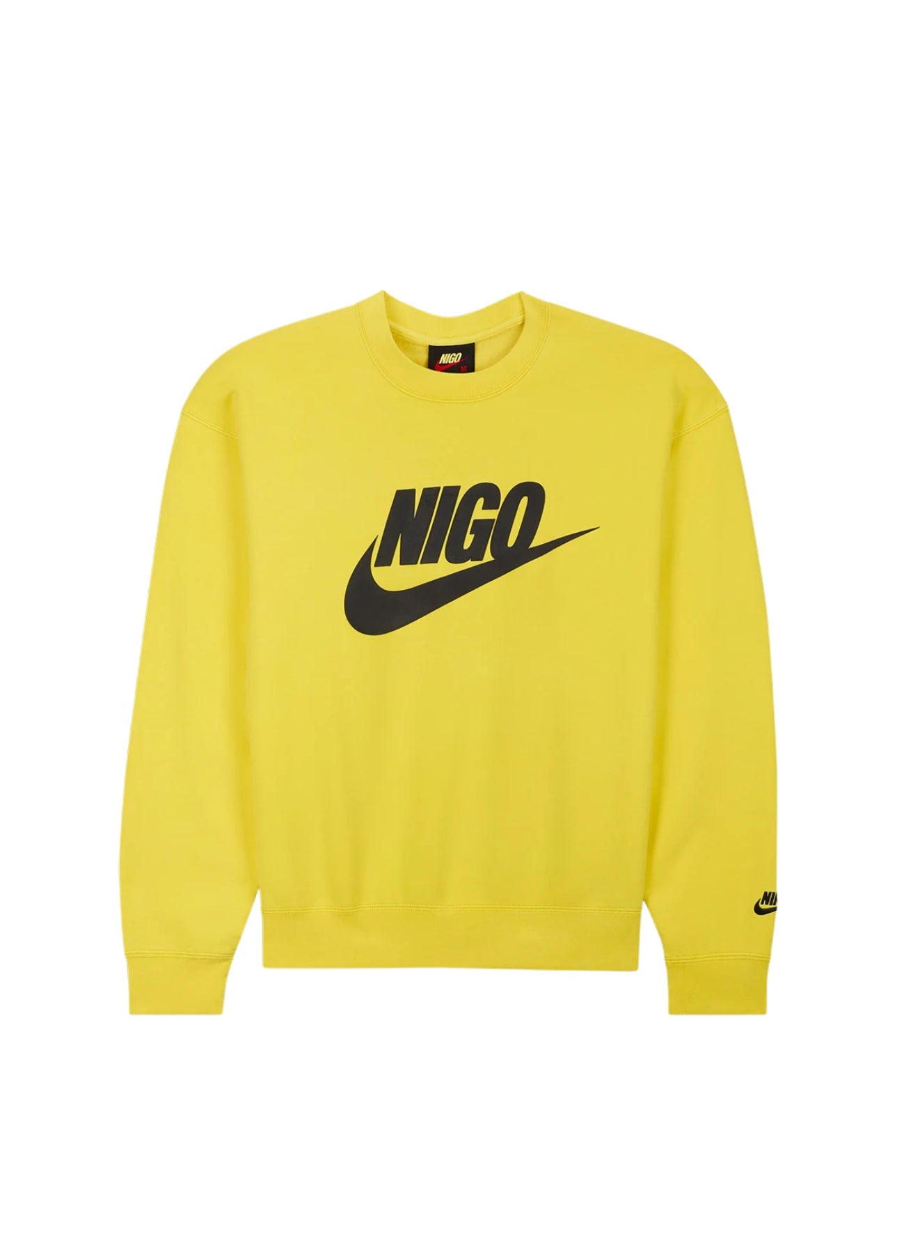 Nike x Nigo NRG Fleece Crew Sweatshirt Yellow