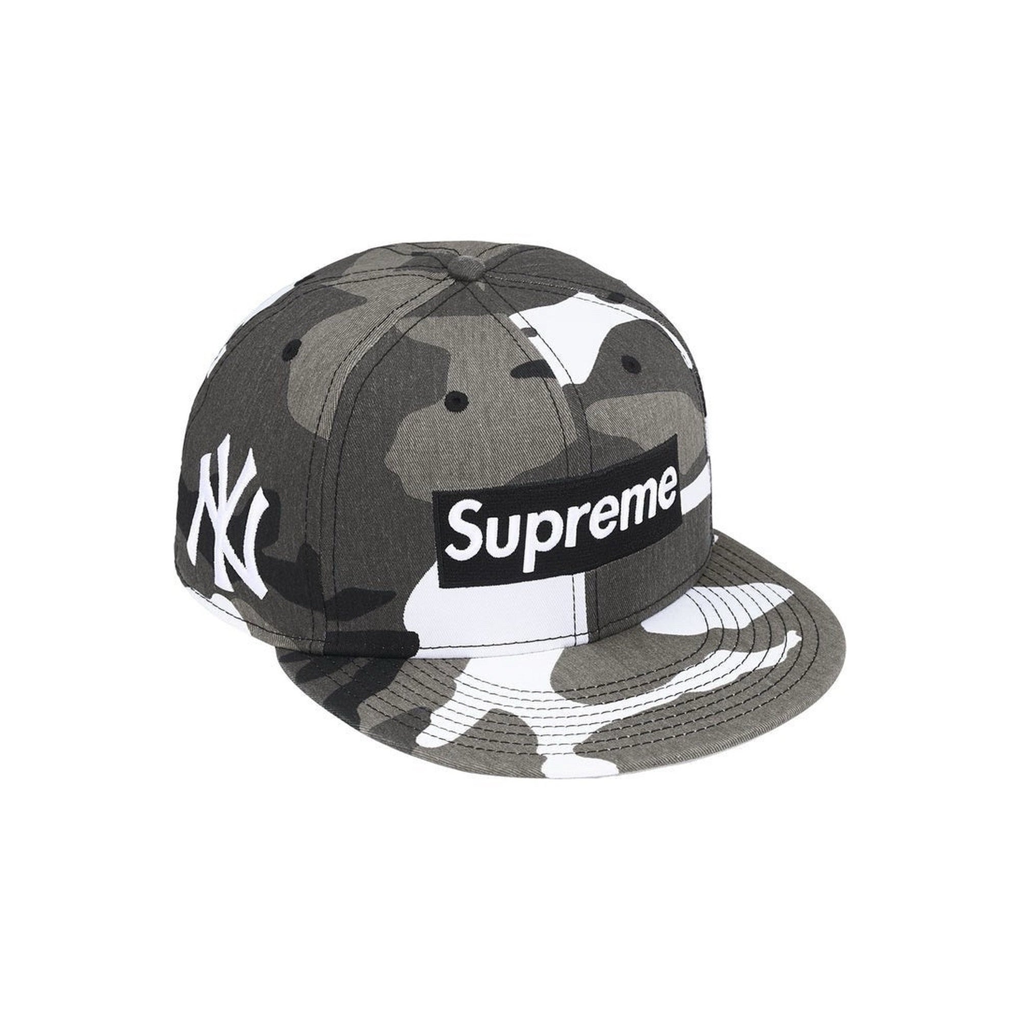 Supreme MLB New Era Teams Box Logo New York Yankees Snow Camo