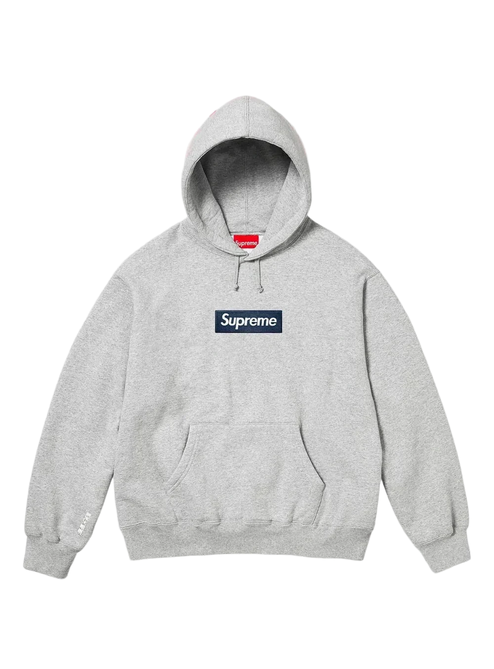 Supreme Box Logo Hooded Sweatshirt Heather Grey