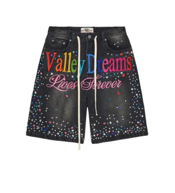 Vale Forever Ice Cream Jorts Black