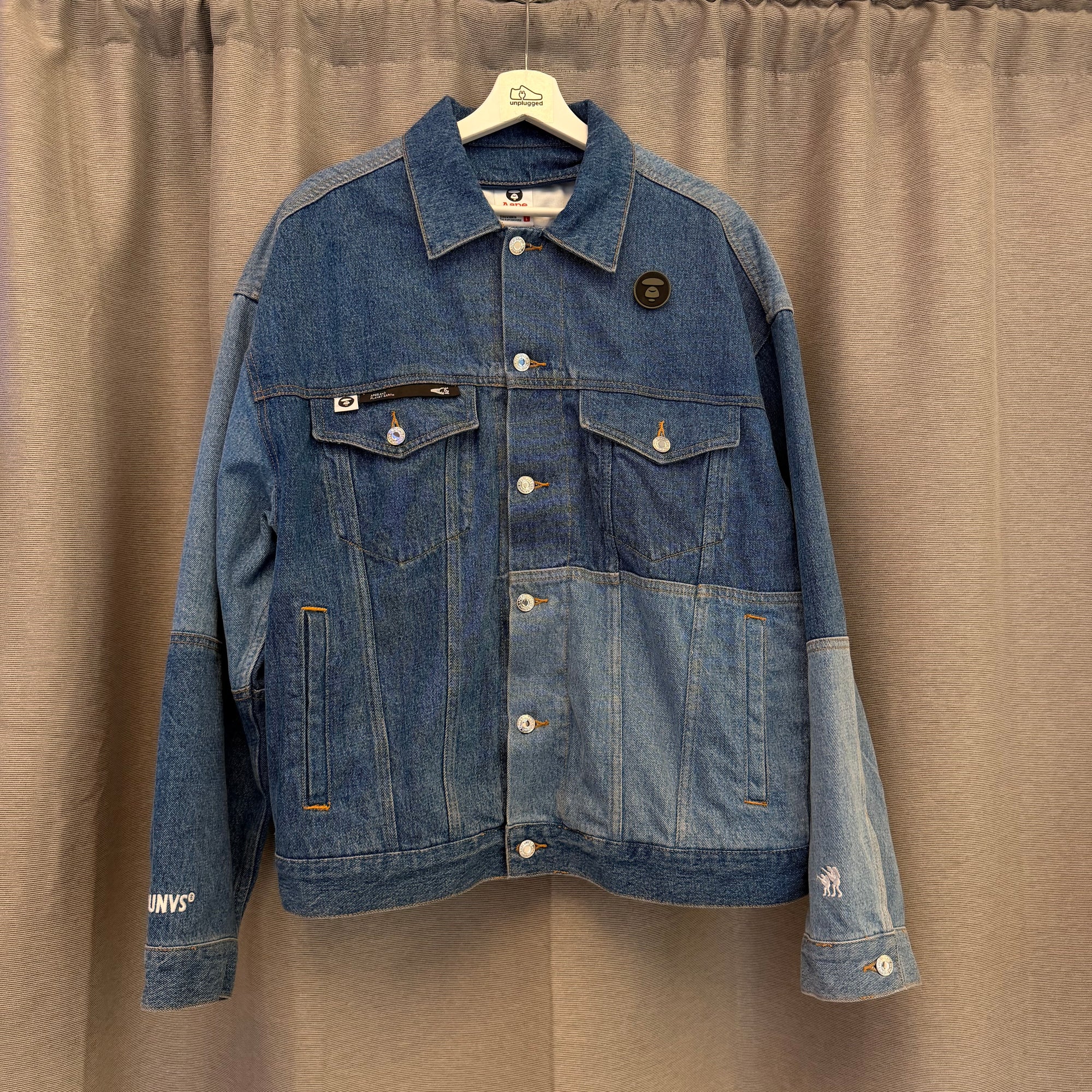 AAPE By A Bathing Ape Denim Jacket USED