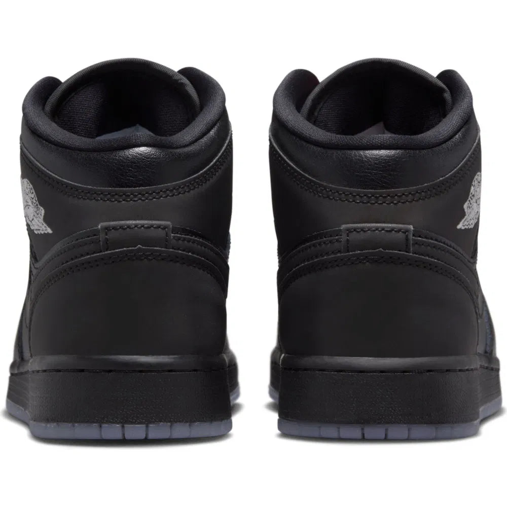 Air Jordan 1 Mid GS Black Metallic