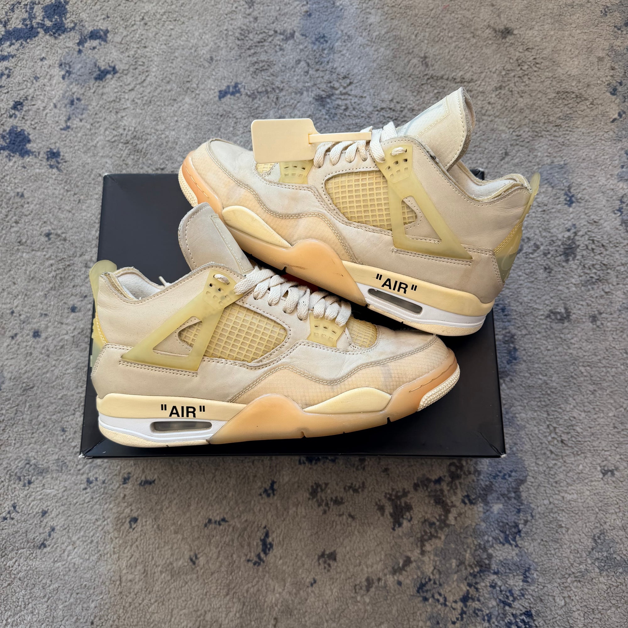 Jordan 4 x Off-White Sail 42