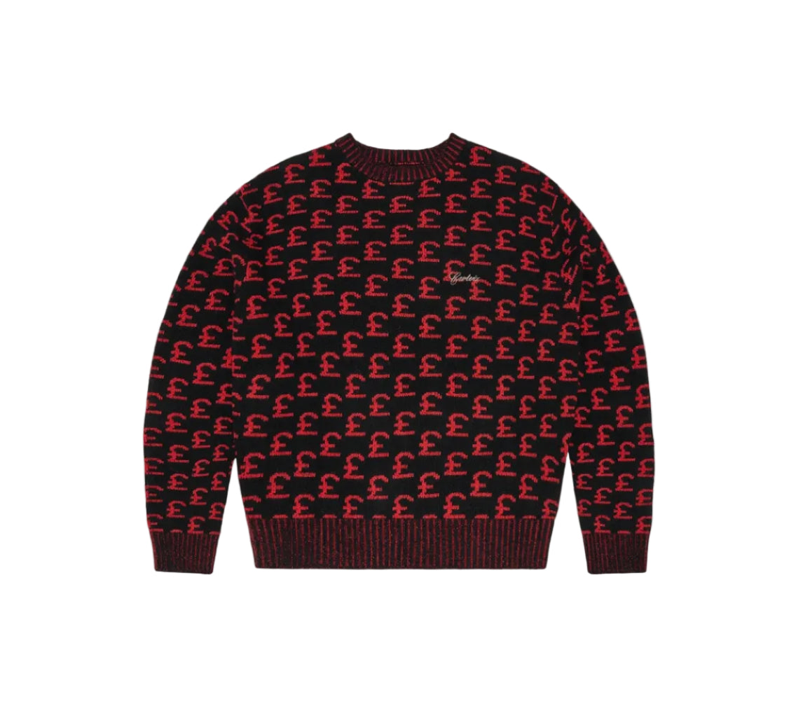 Corteiz GBP Jacquard Knit Sweater