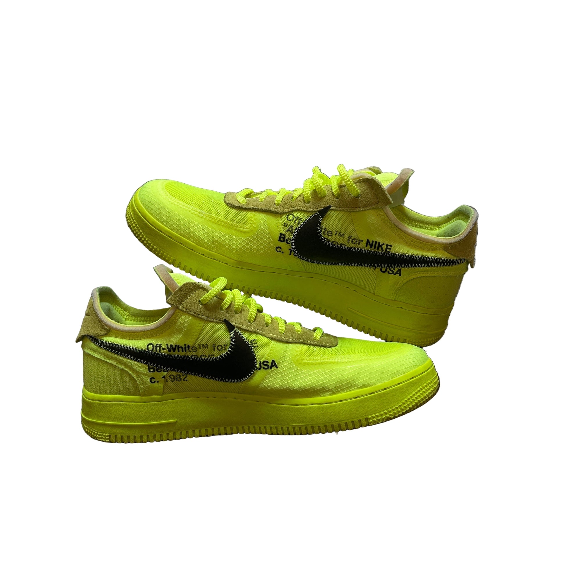 Nike Air Force 1 Low x Off-White Volt 9/10