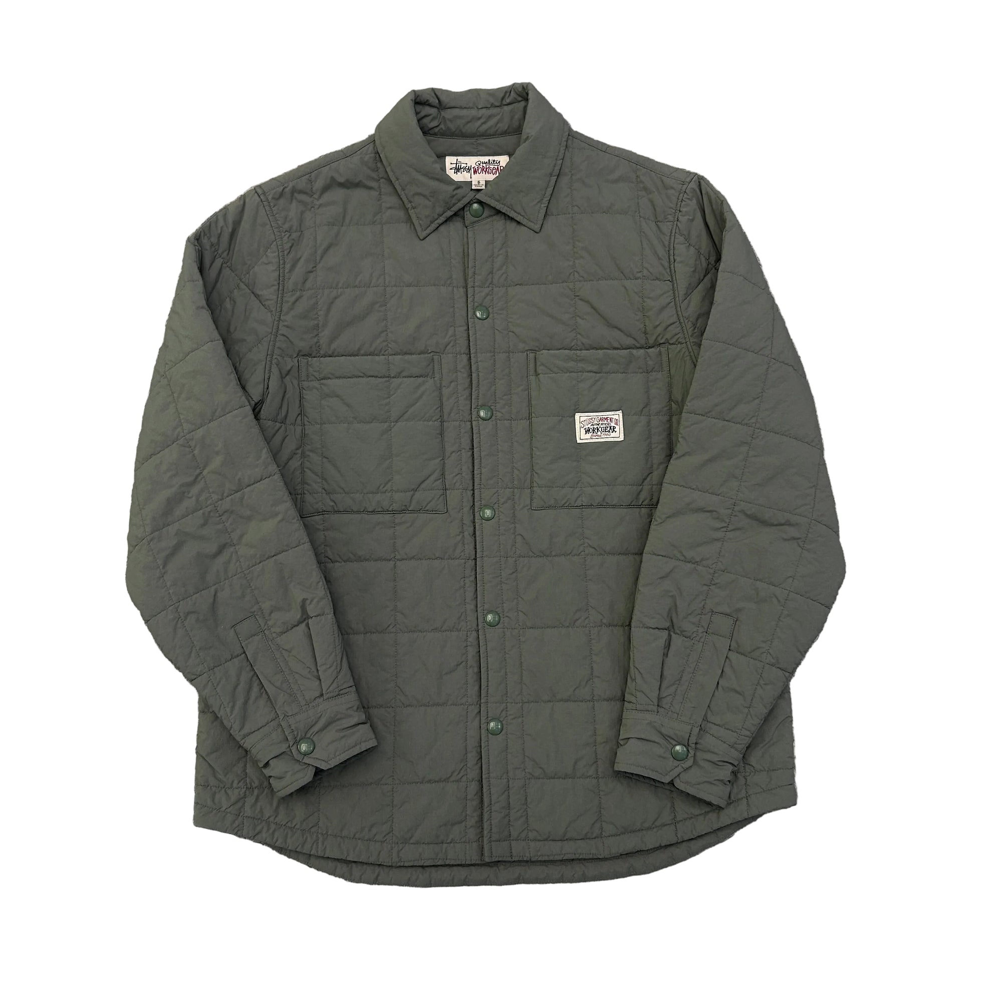 Stüssy Quilted Fatigue Nylon Shirt 9.5/10