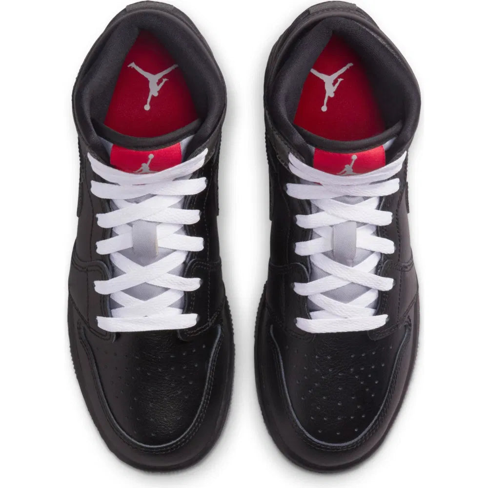 Air Jordan 1 Mid GS Black Metallic