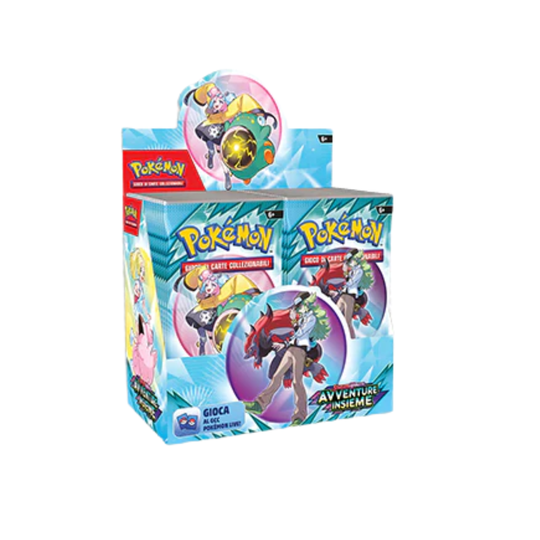 Display Box 36 Bustine con Topper Scarlatto e Violetto Avventure Insieme (IT)