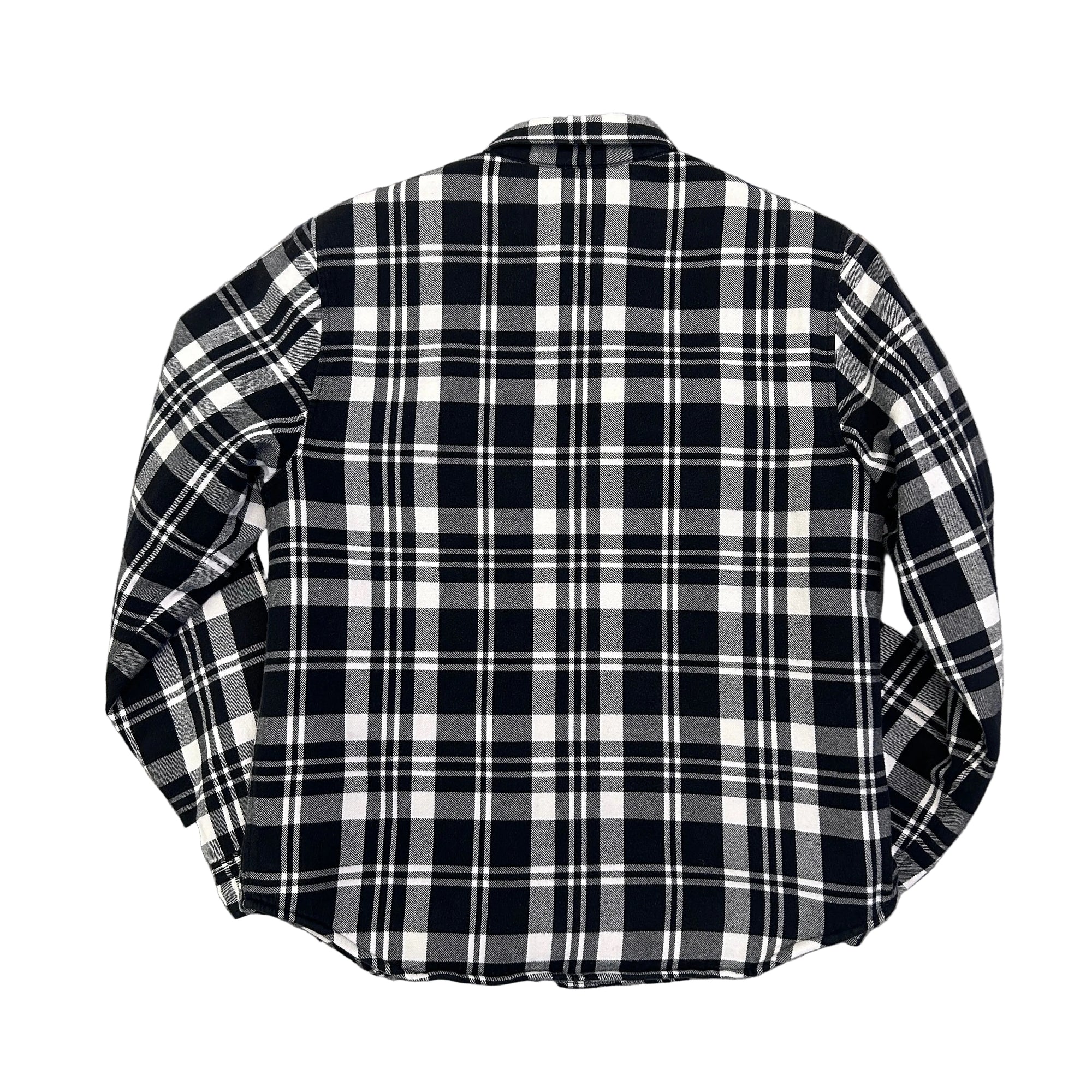 Supreme Pile Lined Plaid Flanel Shirt SS16 9/10
