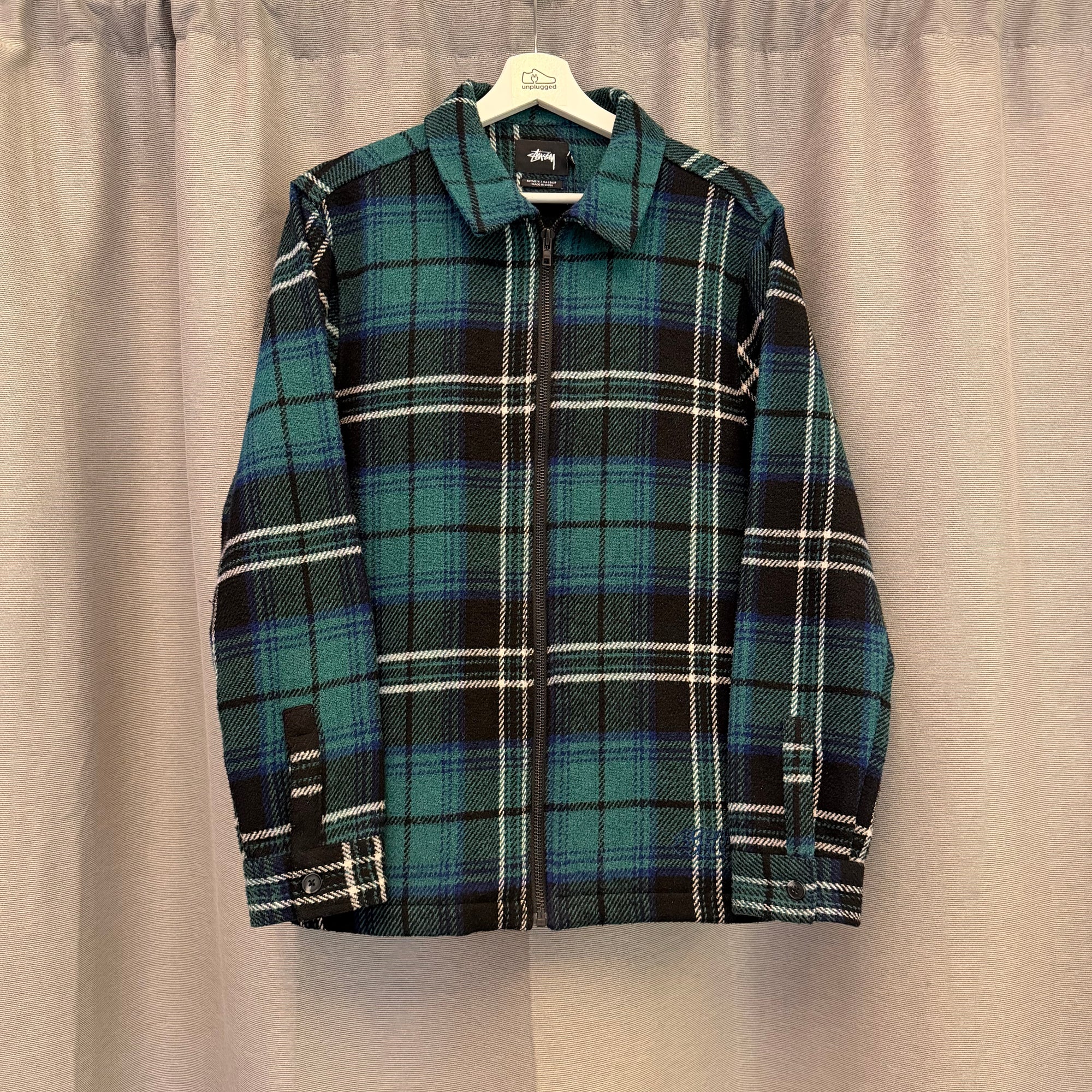 Stüssy Plaid Shirt Tartan Jacket USED