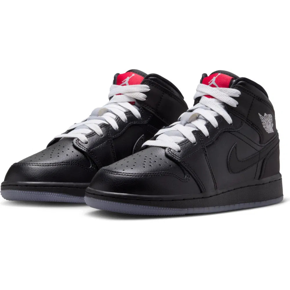 Air Jordan 1 Mid GS Black Metallic