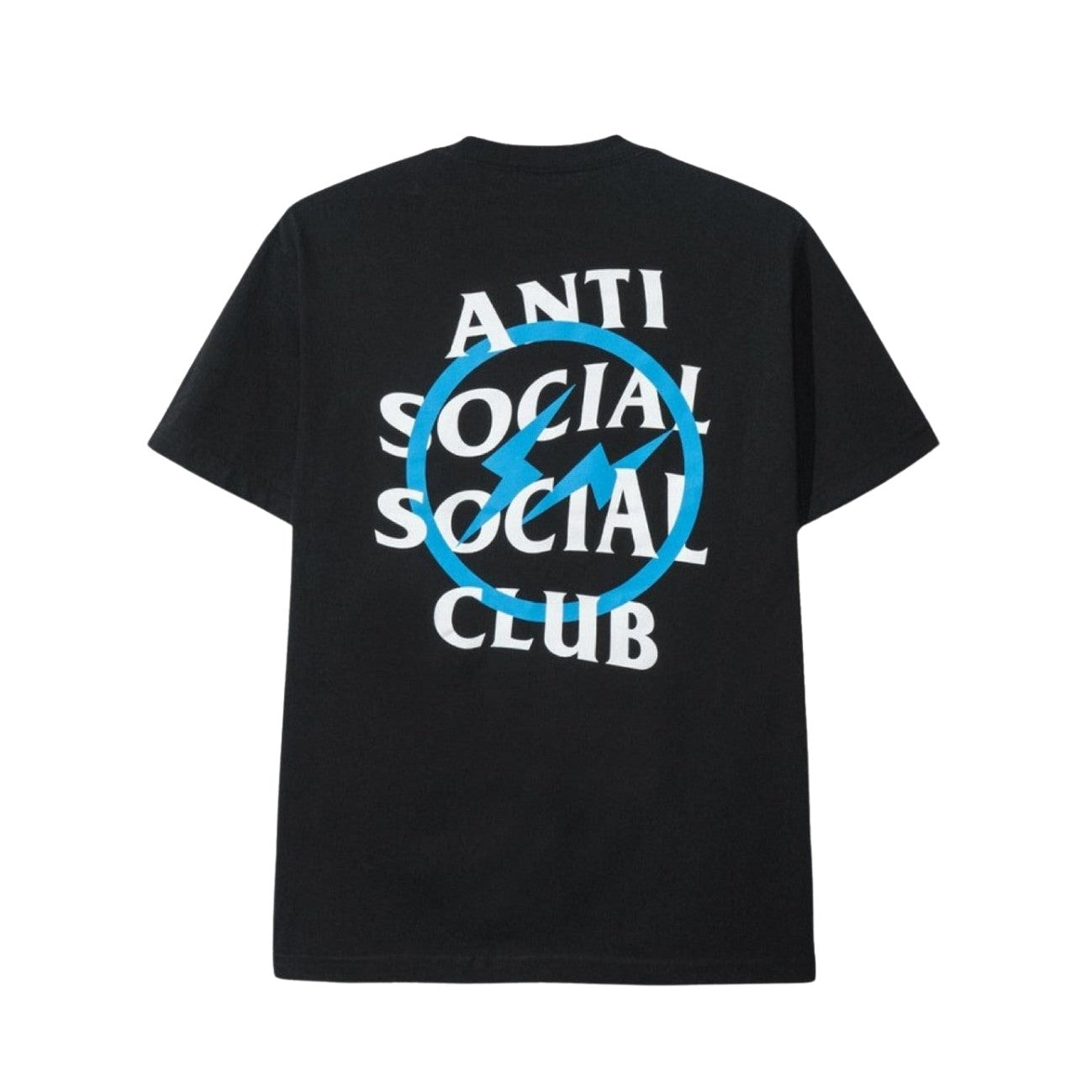 Anti Social Social Club x Fragment Design Blue Bolt Tee 'Black'