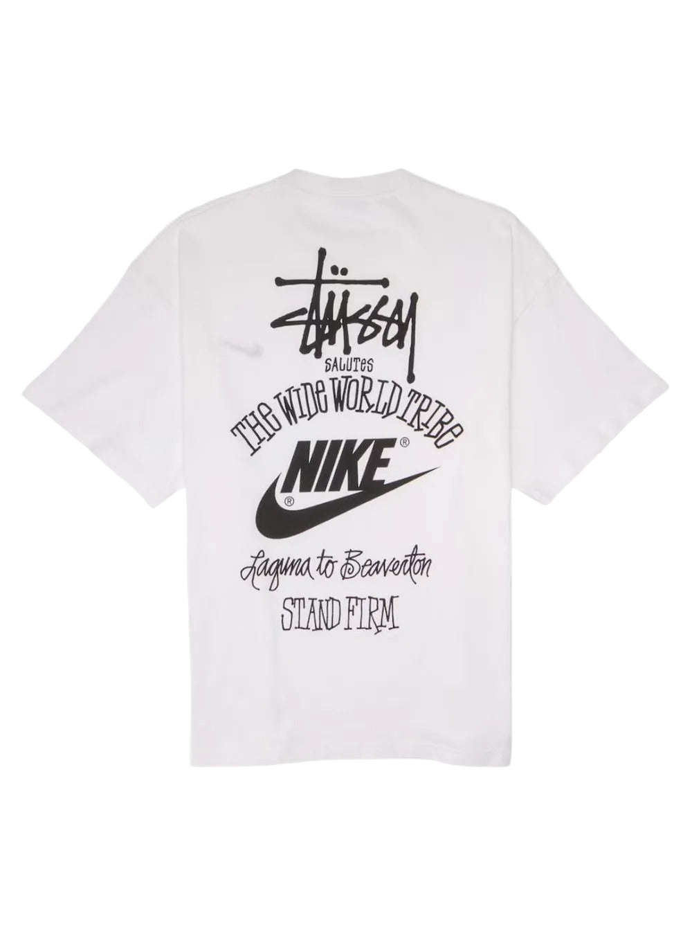Nike x Stüssy World Wide Tribe Tee White