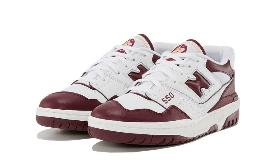 New Balance 550 White Burgundy