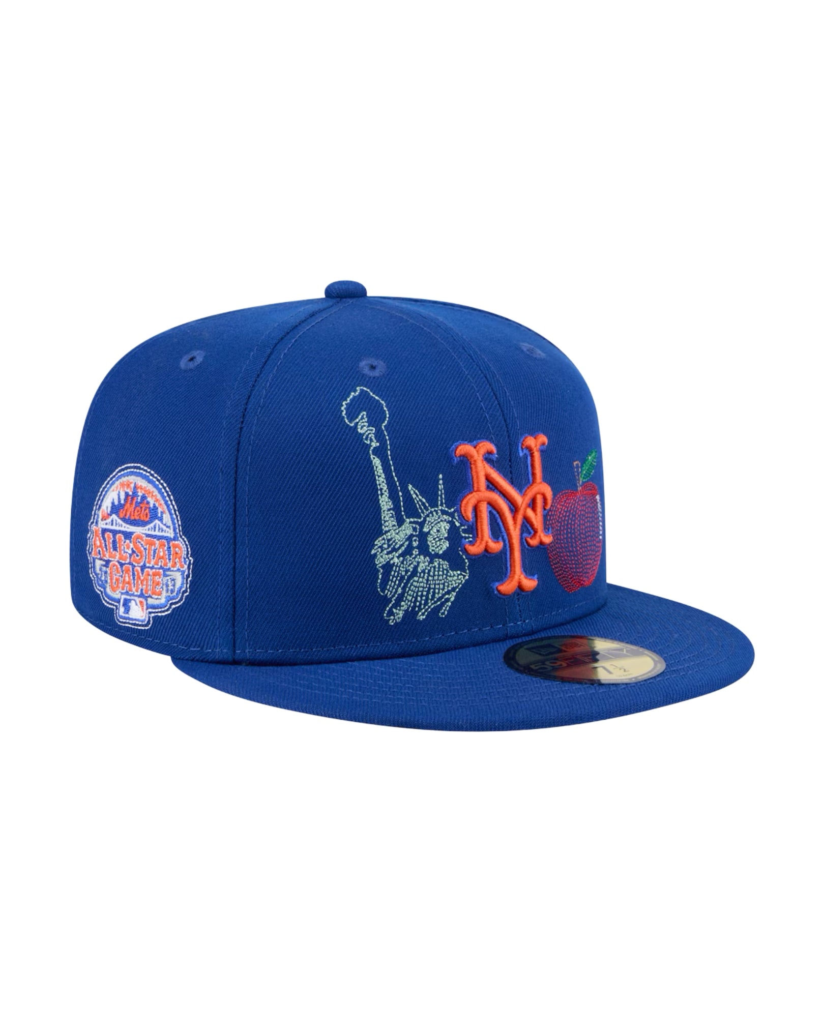 New Era 59FIFTY Fitted Hat New York Mets Royal State Stitch