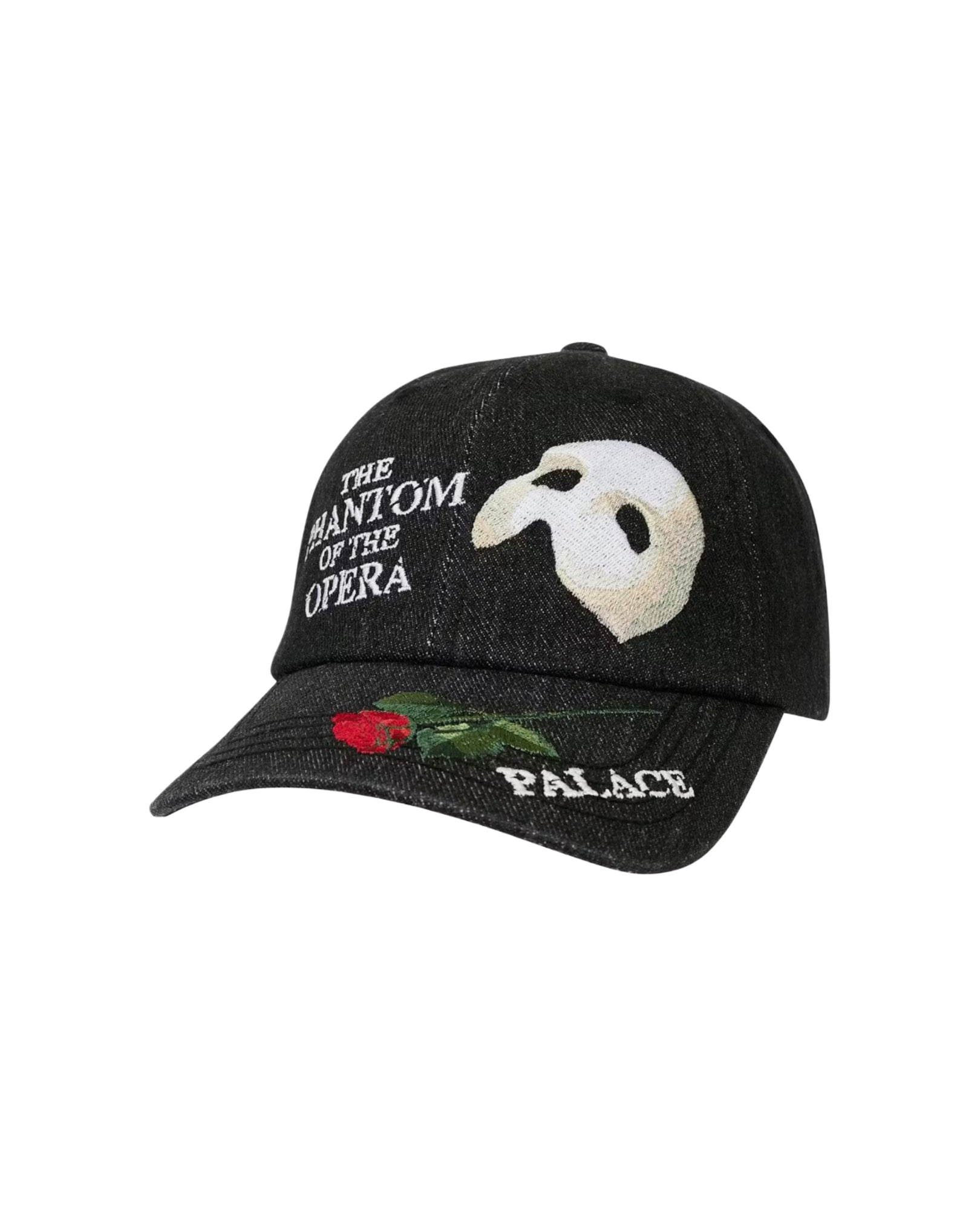 Palace Phantom Of The Opera 6-Panel Black Denim