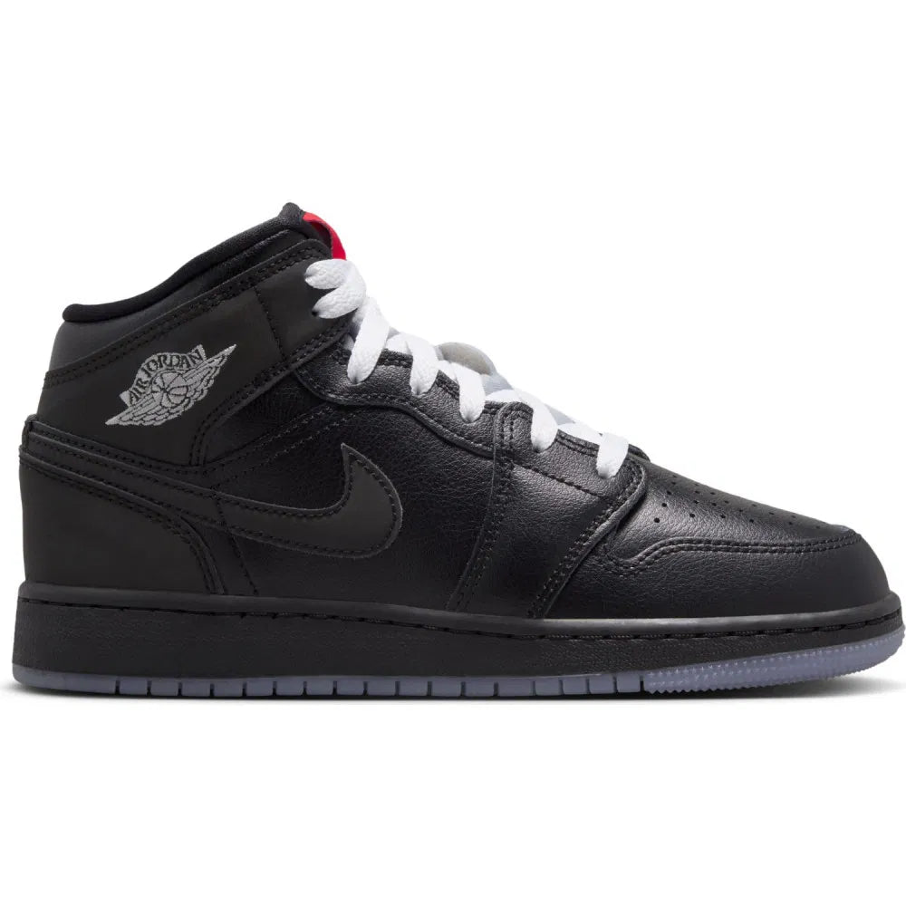 Air Jordan 1 Mid GS Black Metallic