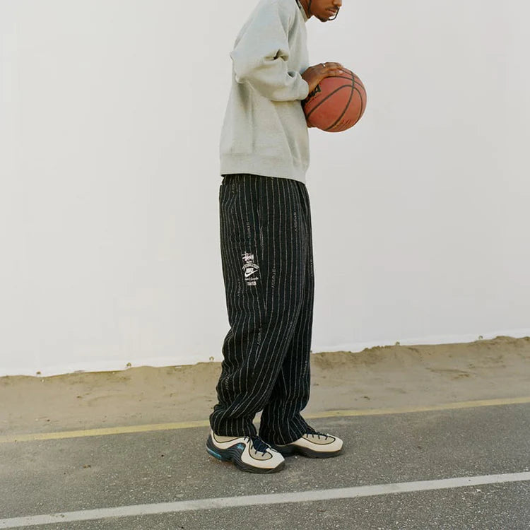 Nike x Stussy SS23 Stripe Wool Pant 'Antique Black'