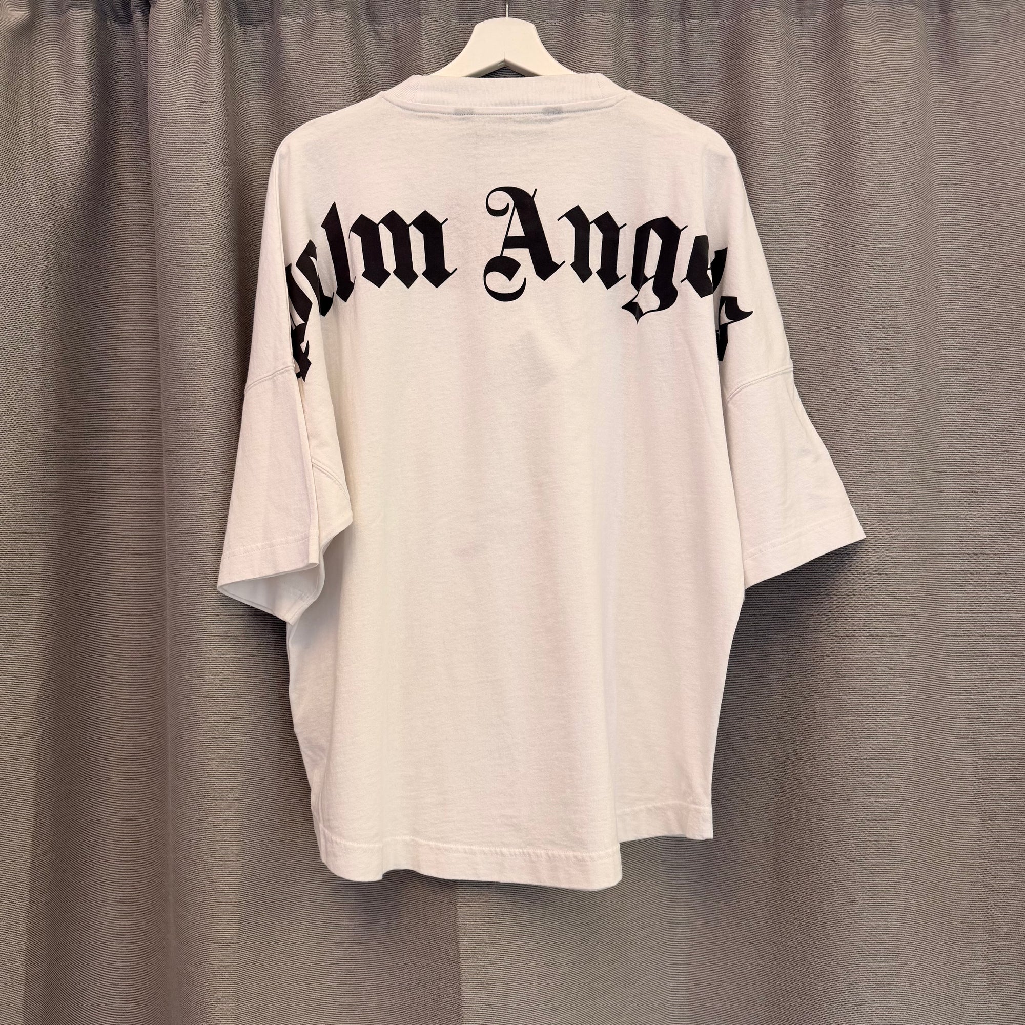 Palm Angels Logo White Tee USED