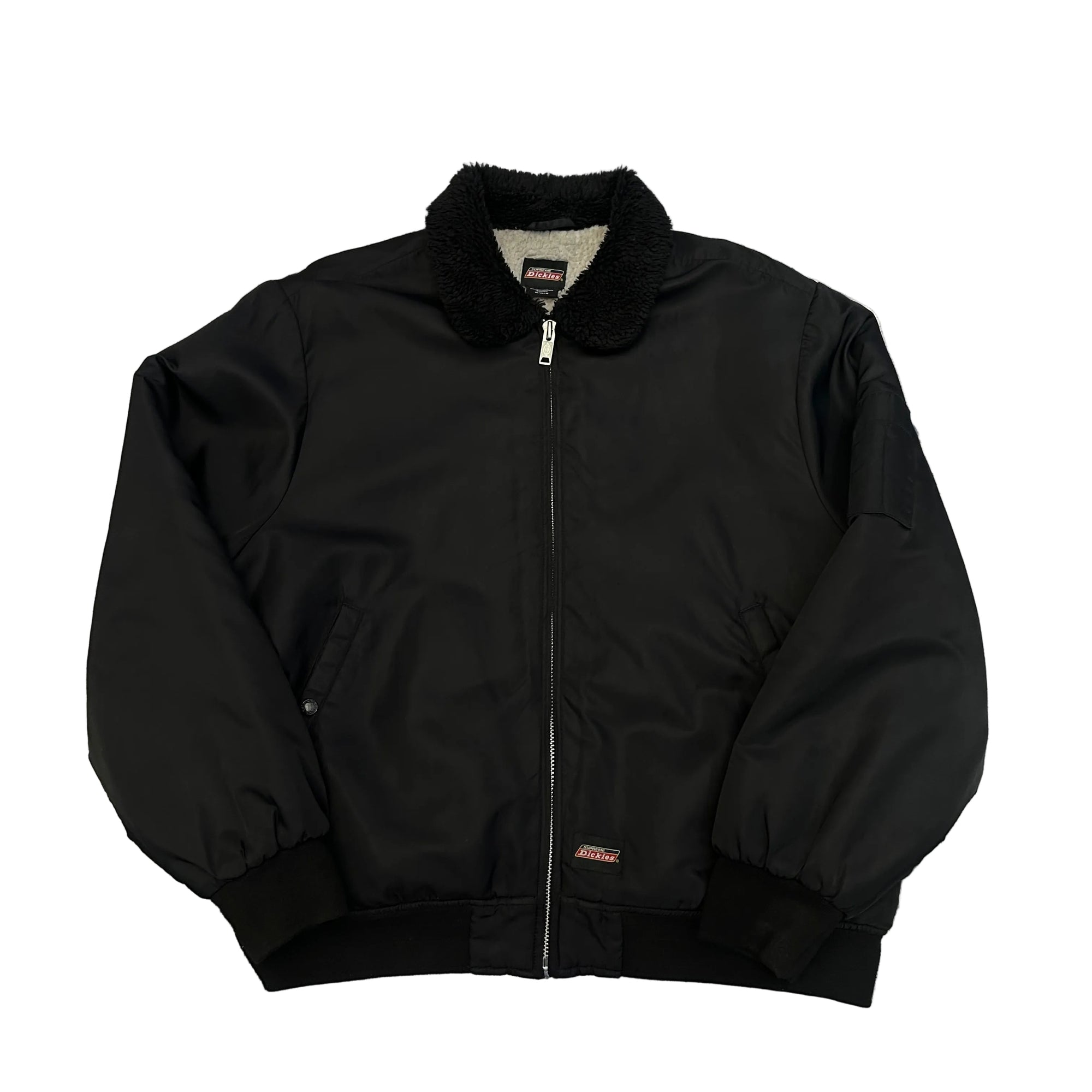 Supreme Dickies Fur Collar Bomber Jacket Black 9/10