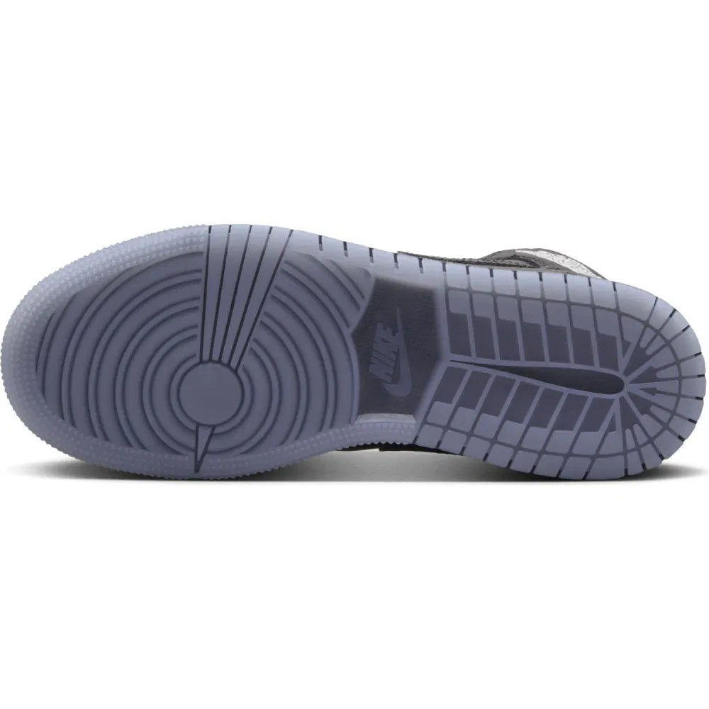 Air Jordan 1 Mid GS Black Metallic