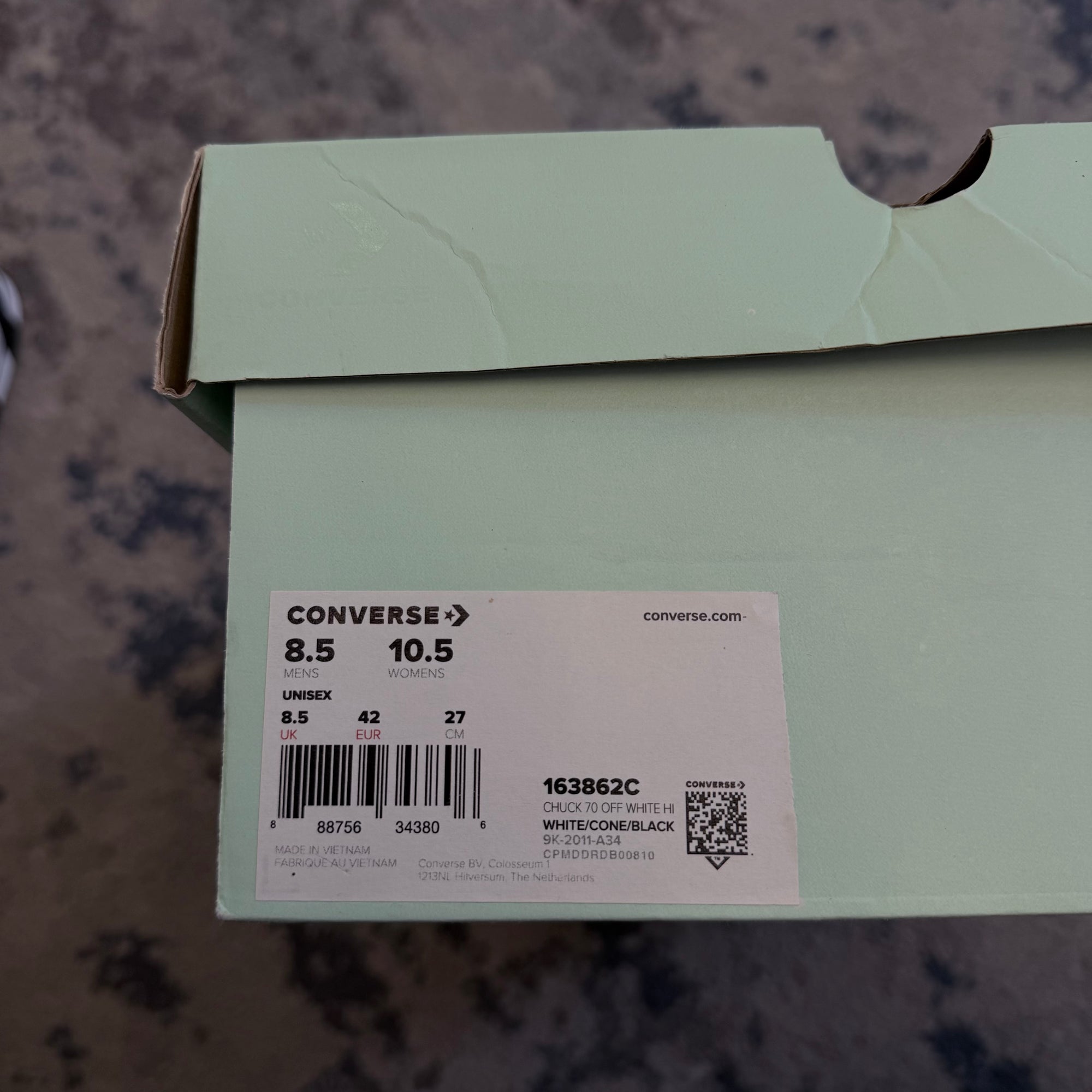 Converse Chuck Taylor All Star 70 x Off-White 42