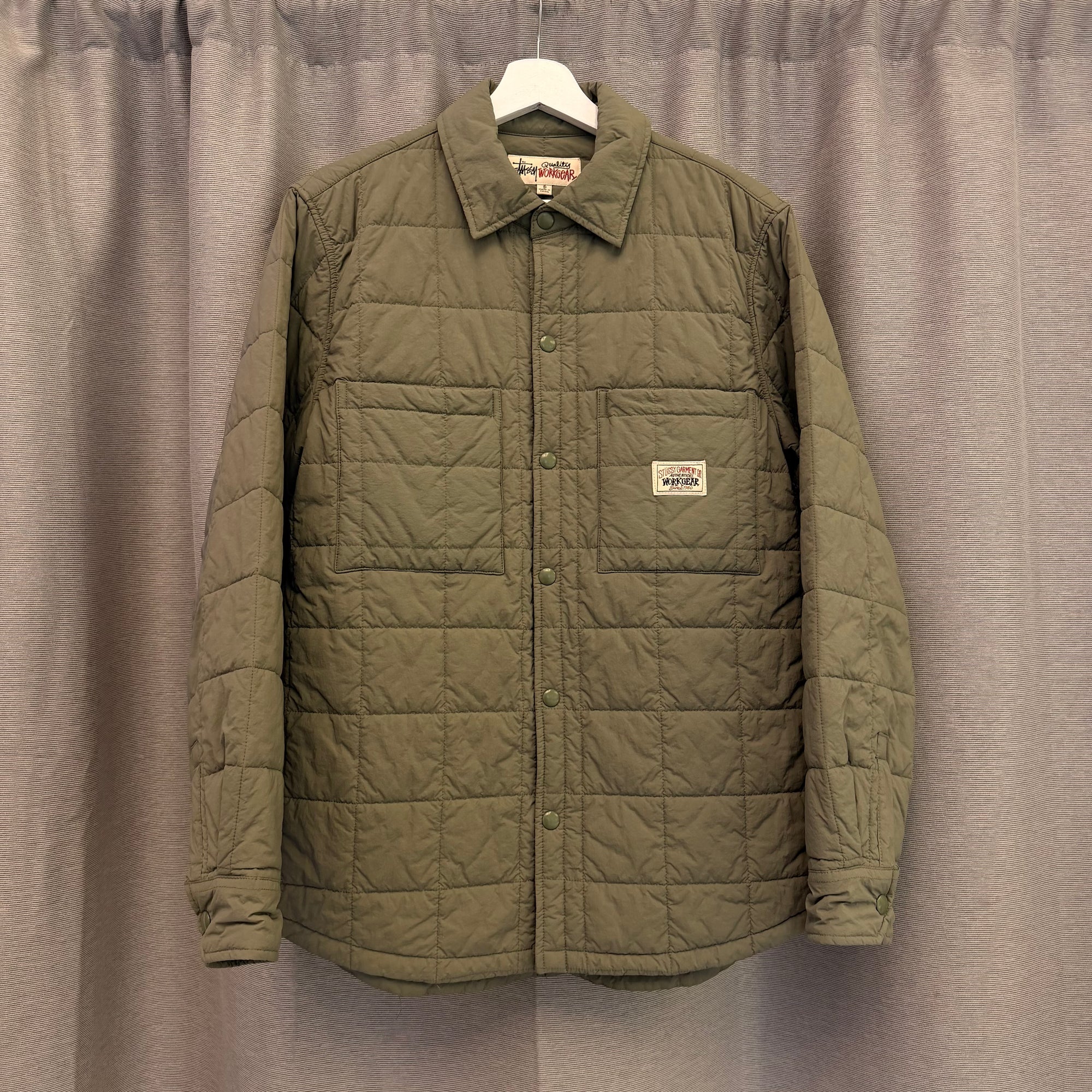 Stüssy Workwear Quilted Shirt USED