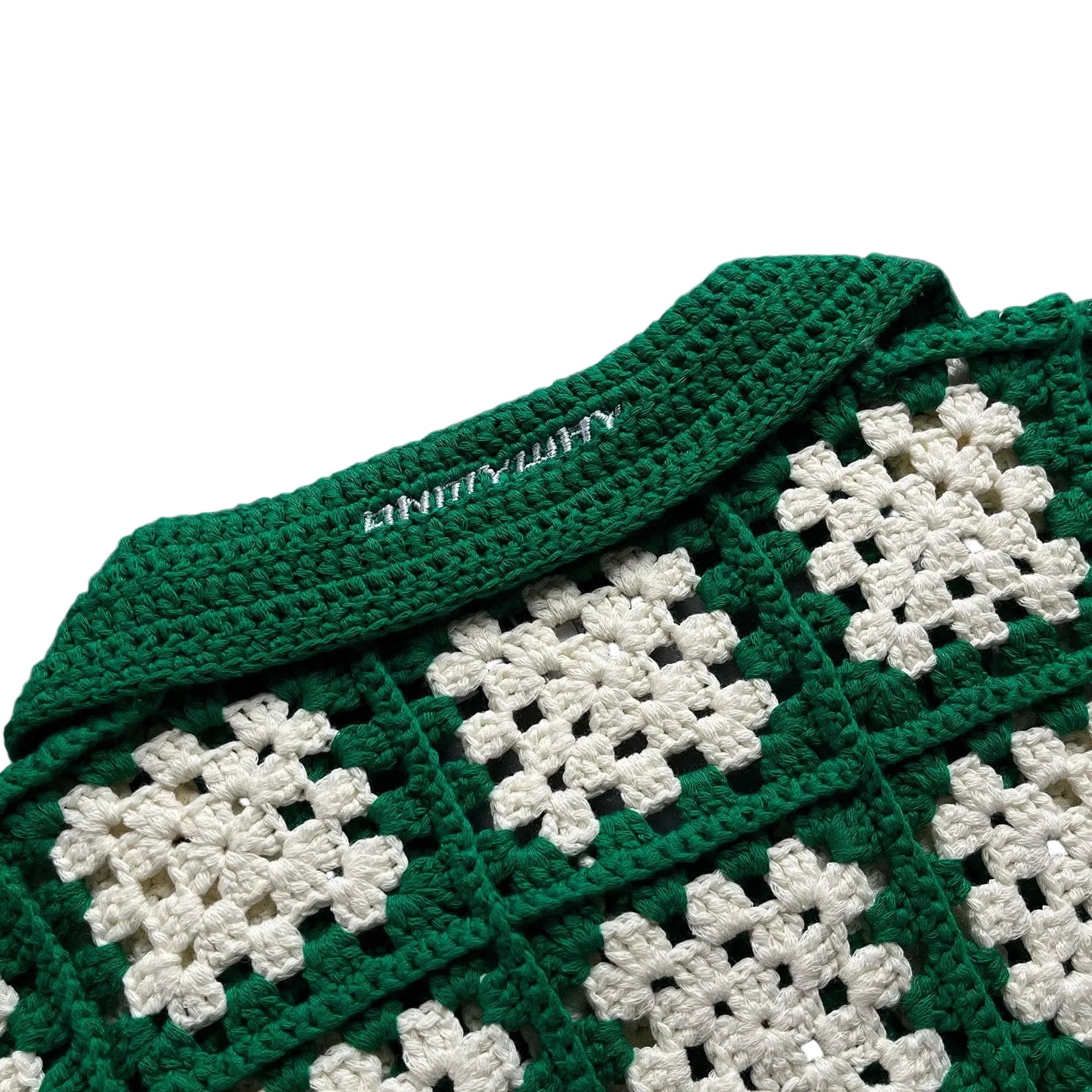 On My Way Crochet Polo Green