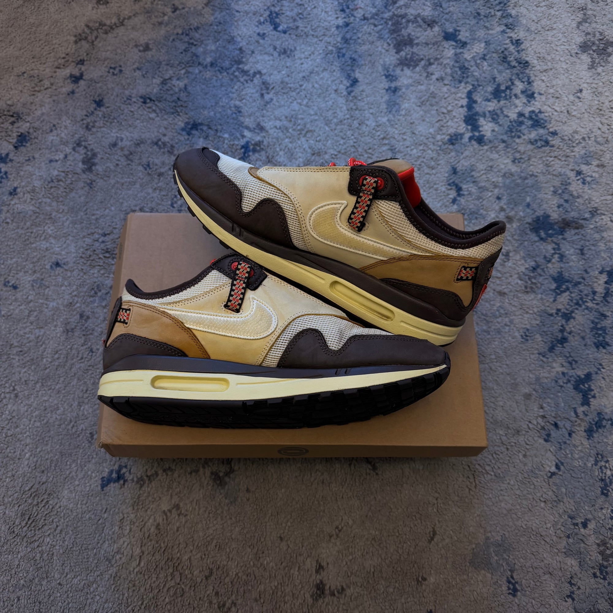 Air Max 1 Travis Scott Baroque Brown 44 USED