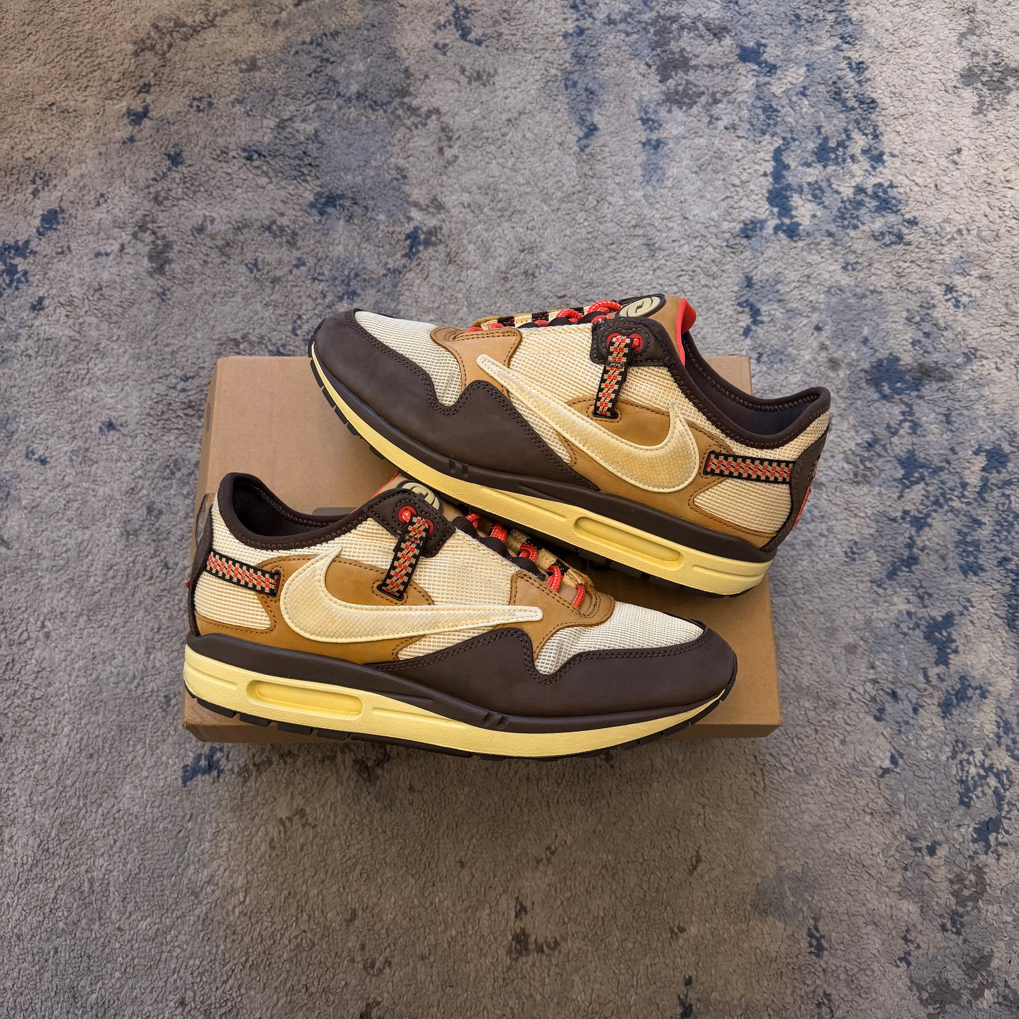 Air Max 1 Travis Scott Baroque Brown 44 USED
