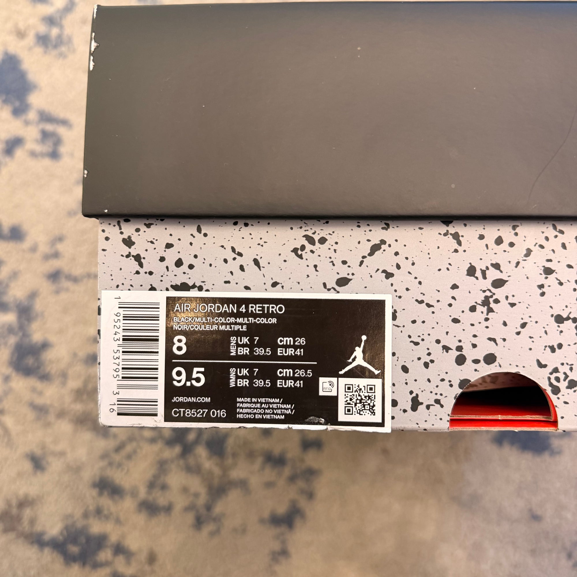 Jordan 4 Red Thunder USED