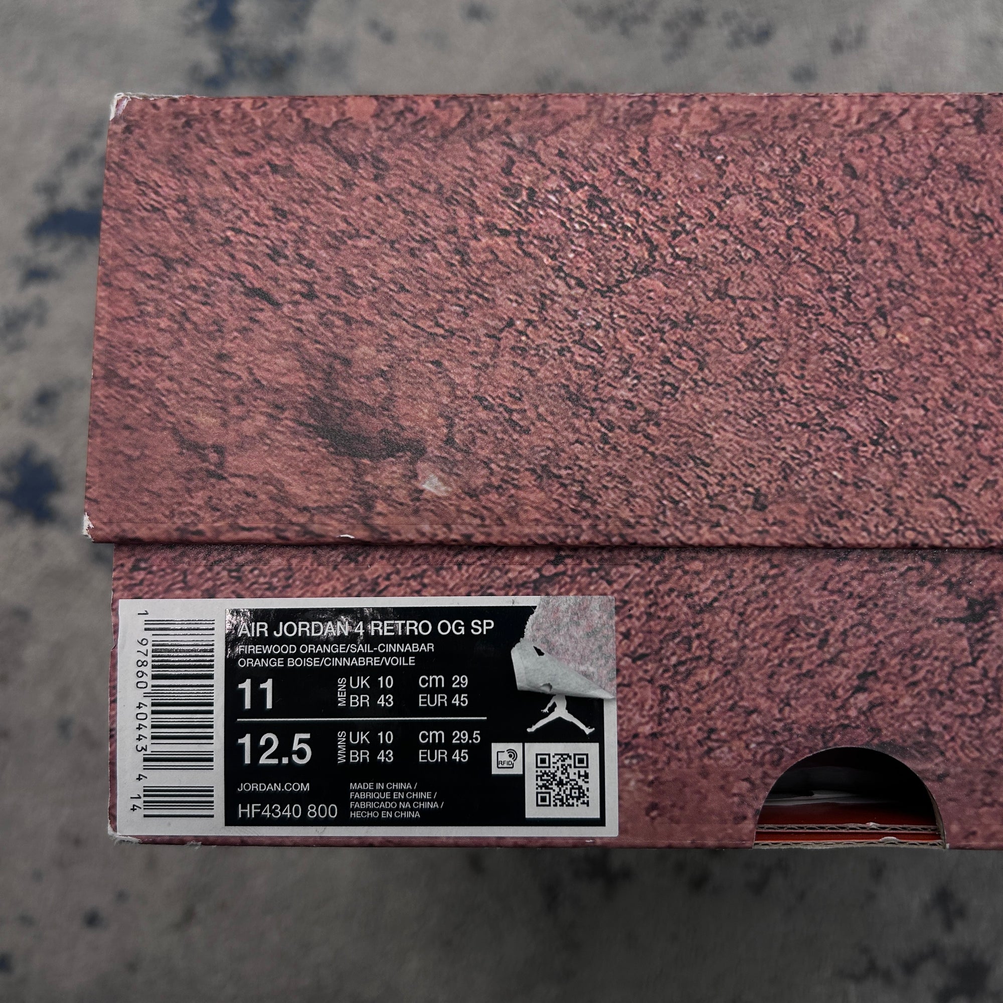 Air Jordan 4 Retro OG SP Nigel Sylvester Brick By Brick 9/10