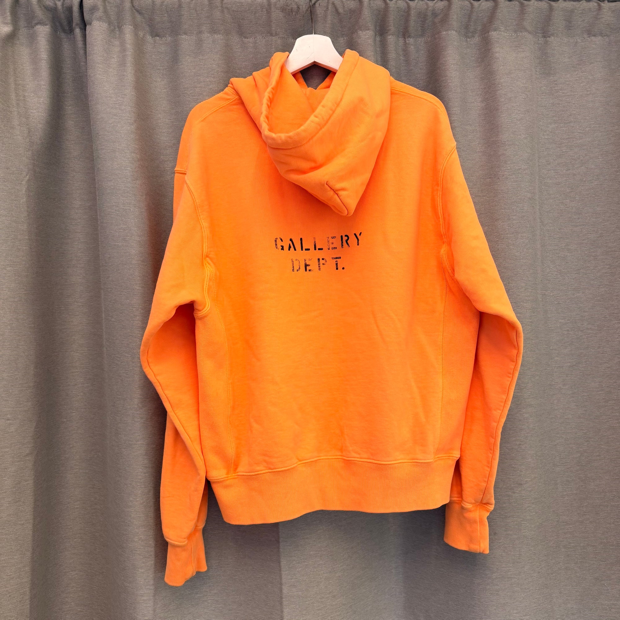 Gallery Dept. Orange Logo Hoodie USED