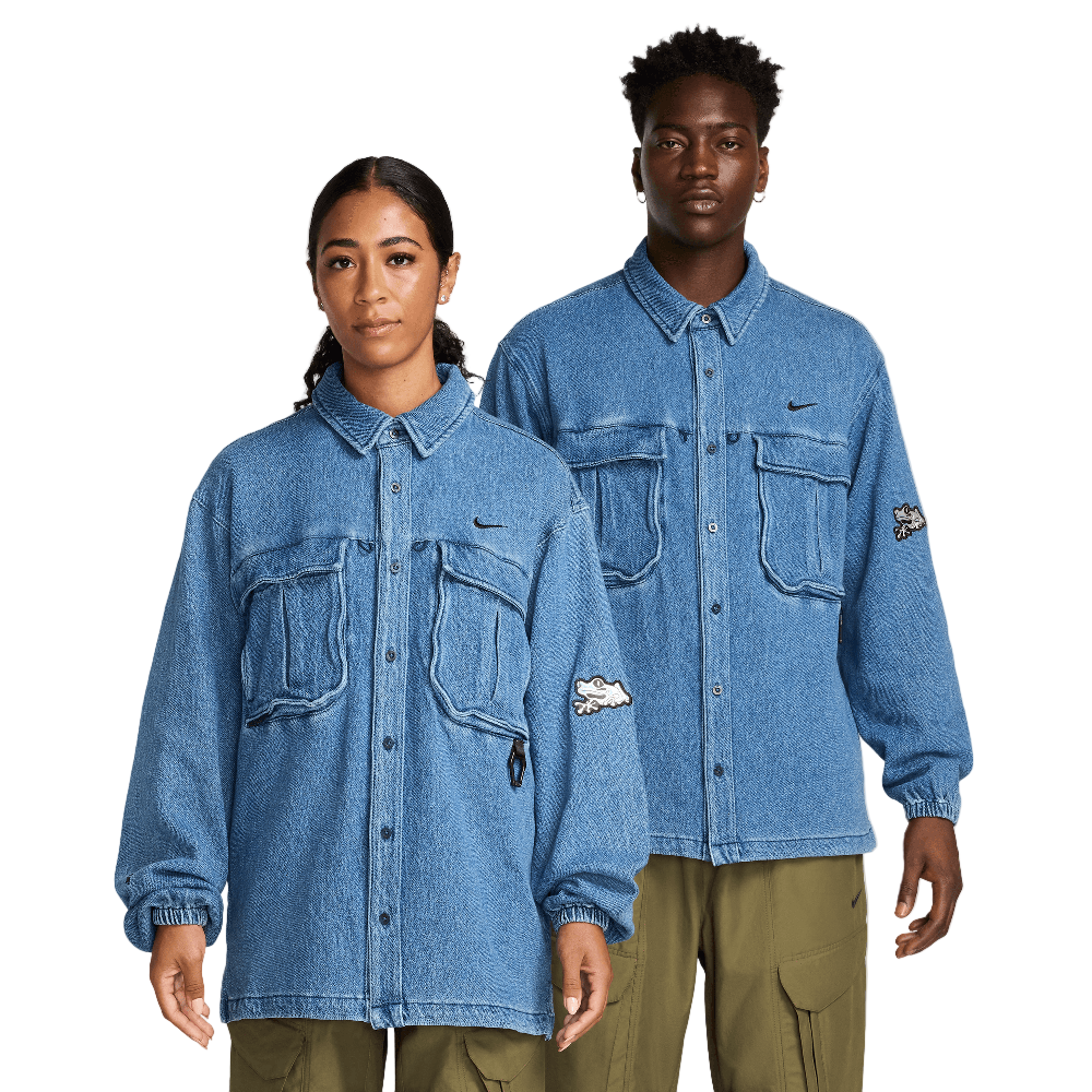 Nike x NOCTA Opal Lily Pad Denim Shirt Blue Denim