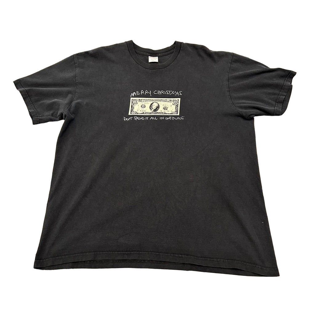 Supreme Spend It Black Tee 8/10