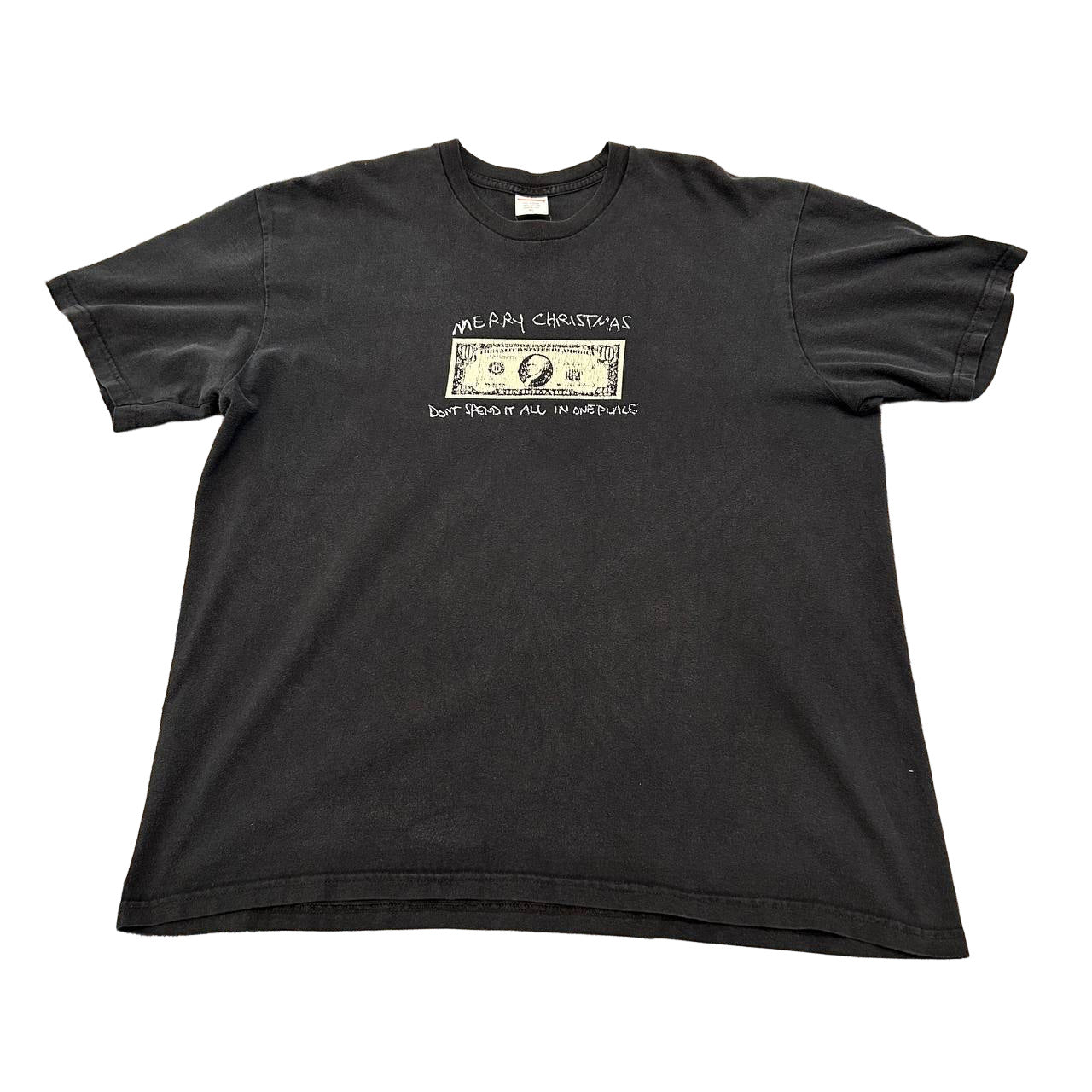 Supreme Spend It Black Tee 8/10