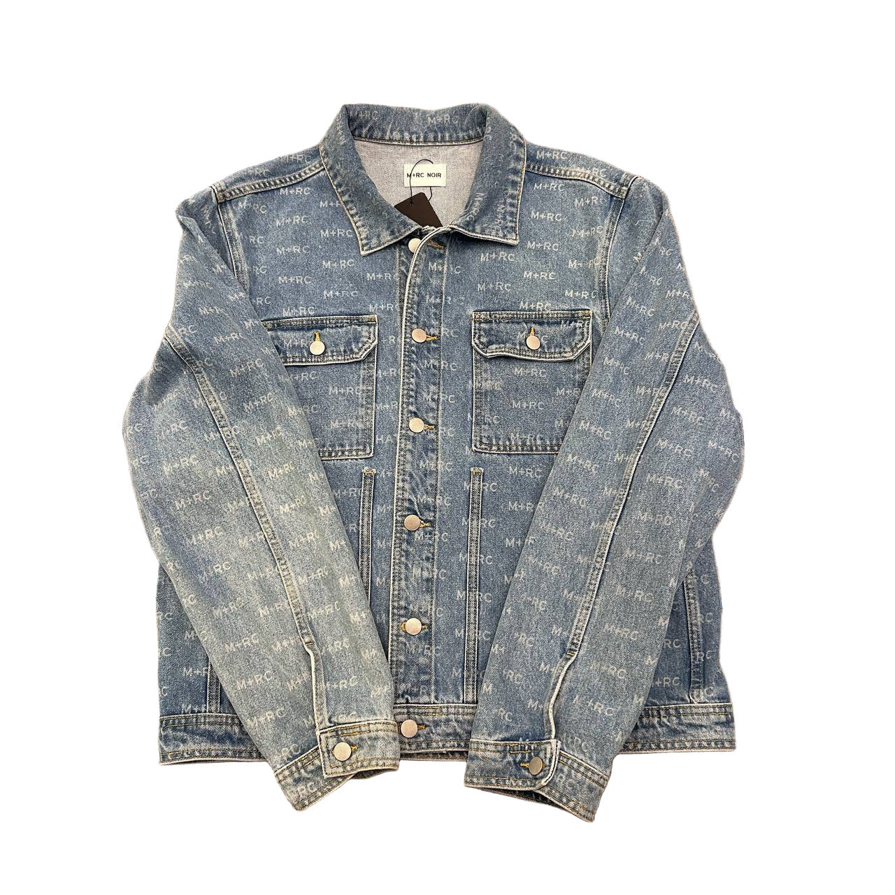 M+RC Noir Denim Logo Print Jacket 9/10