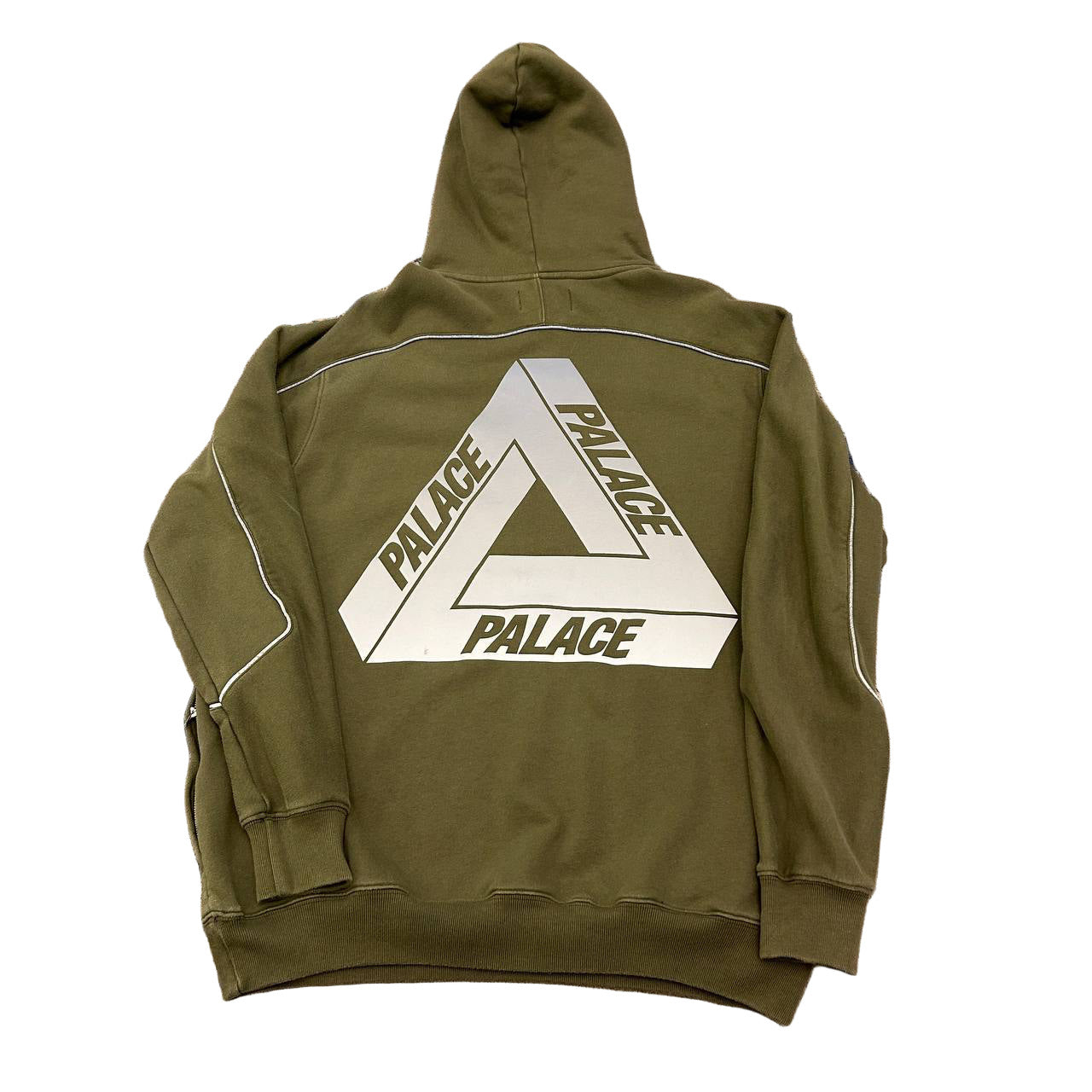 Palace Reflecto Olive Hoodie 8.5/10