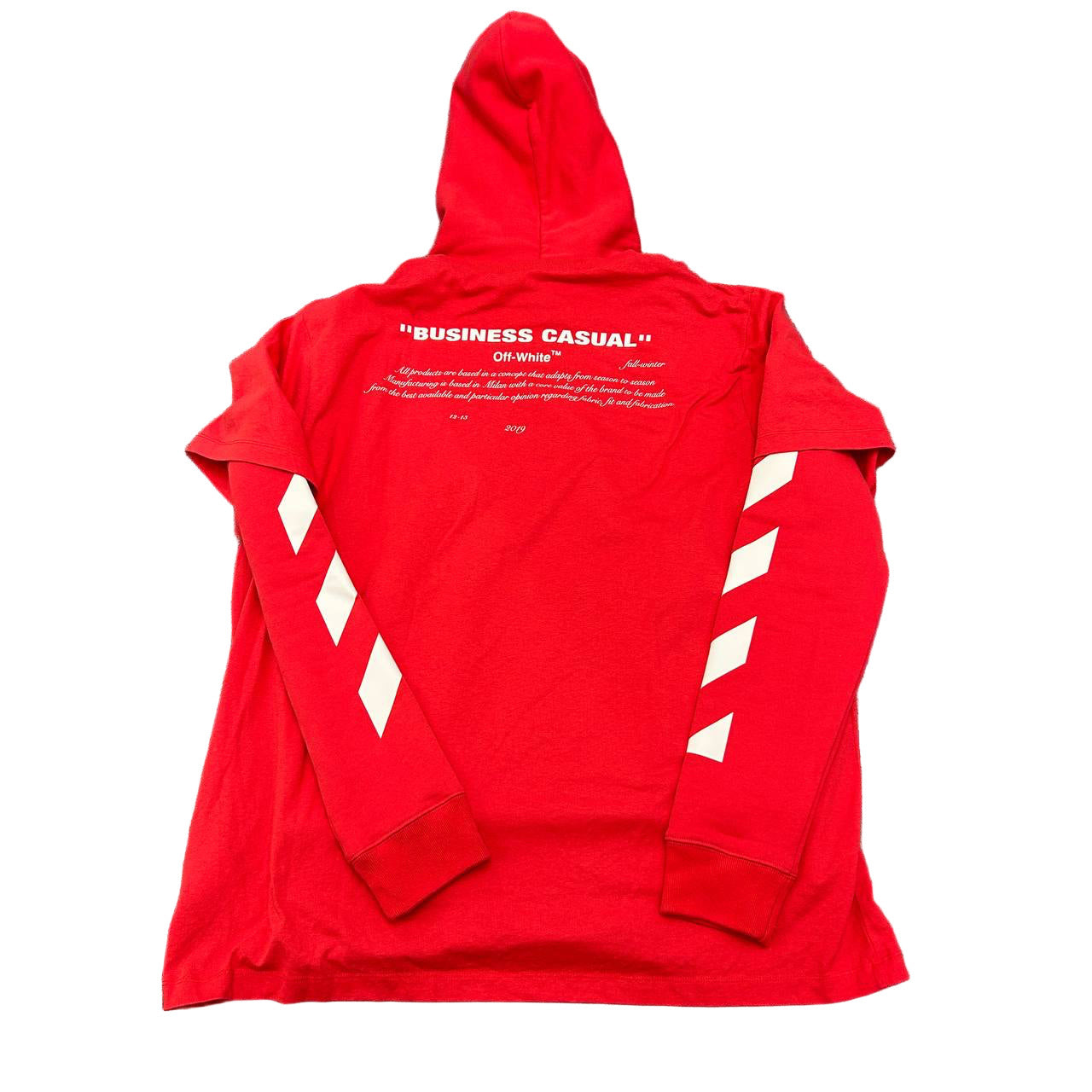 OFF-WHITE Business Casual Bernini Hoodie 9/10