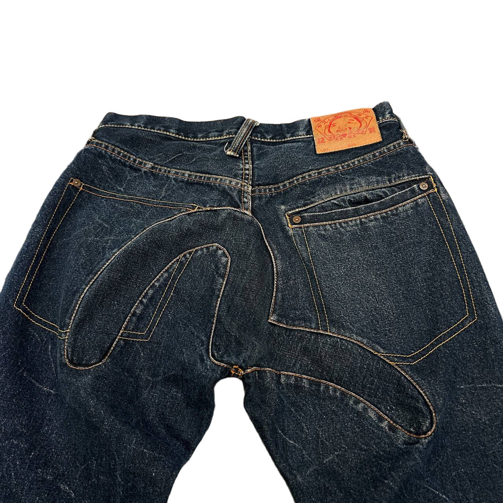 Evisu Washed Blue Denim 9/10