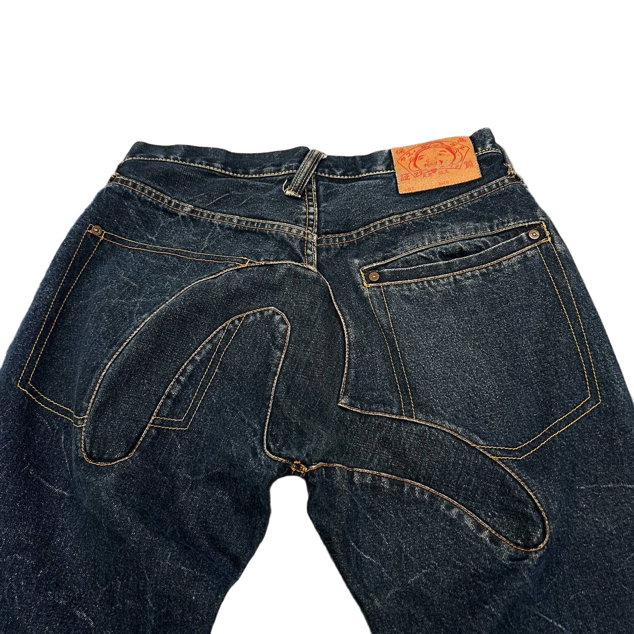 Evisu Washed Blue Denim 9/10