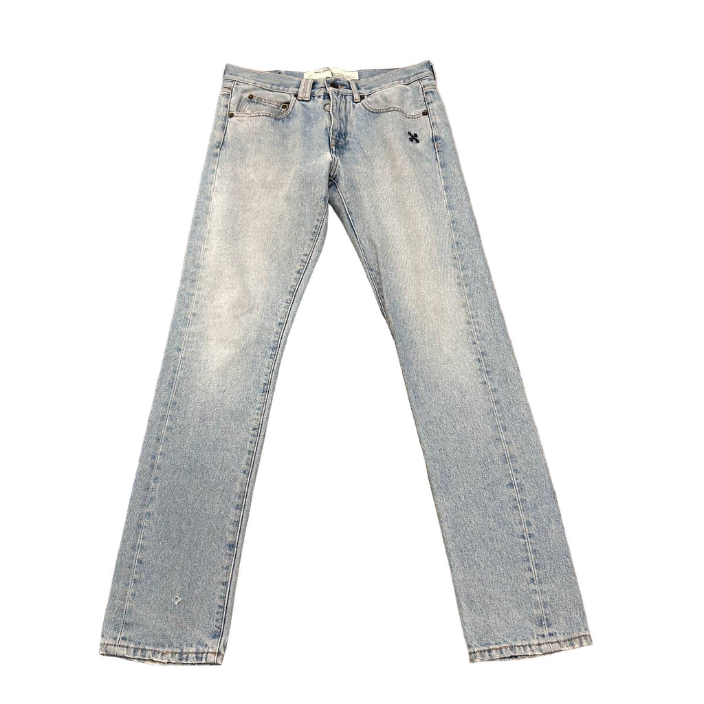 OFF-WHITE Diagonal Slim Jeans 9/10