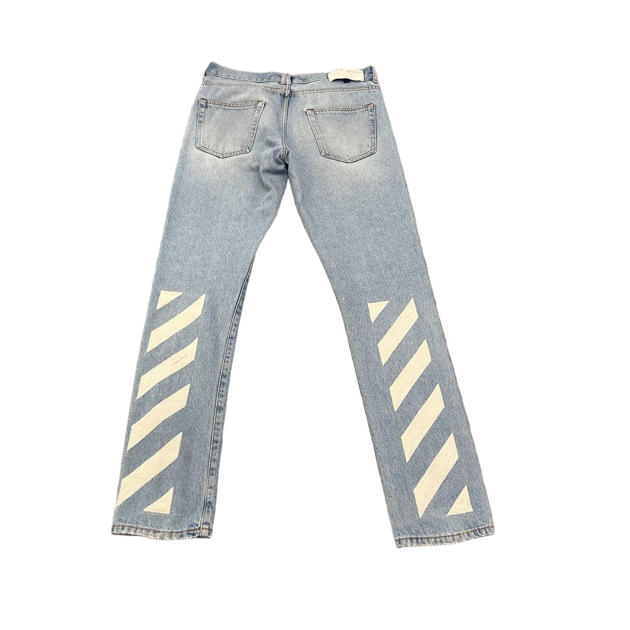 OFF-WHITE Diagonal Slim Jeans 9/10