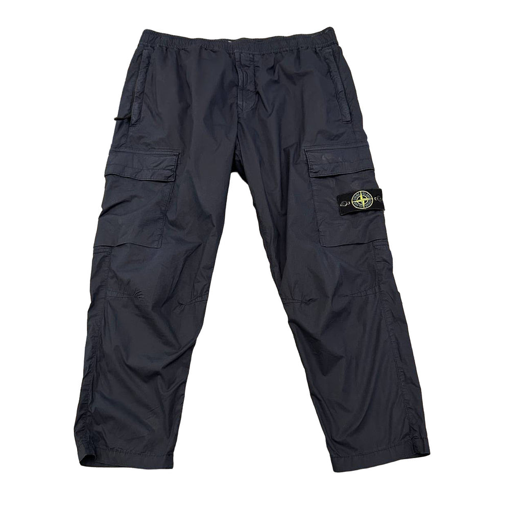 Stone Island Navy Parachute Pants Cargo 9/10