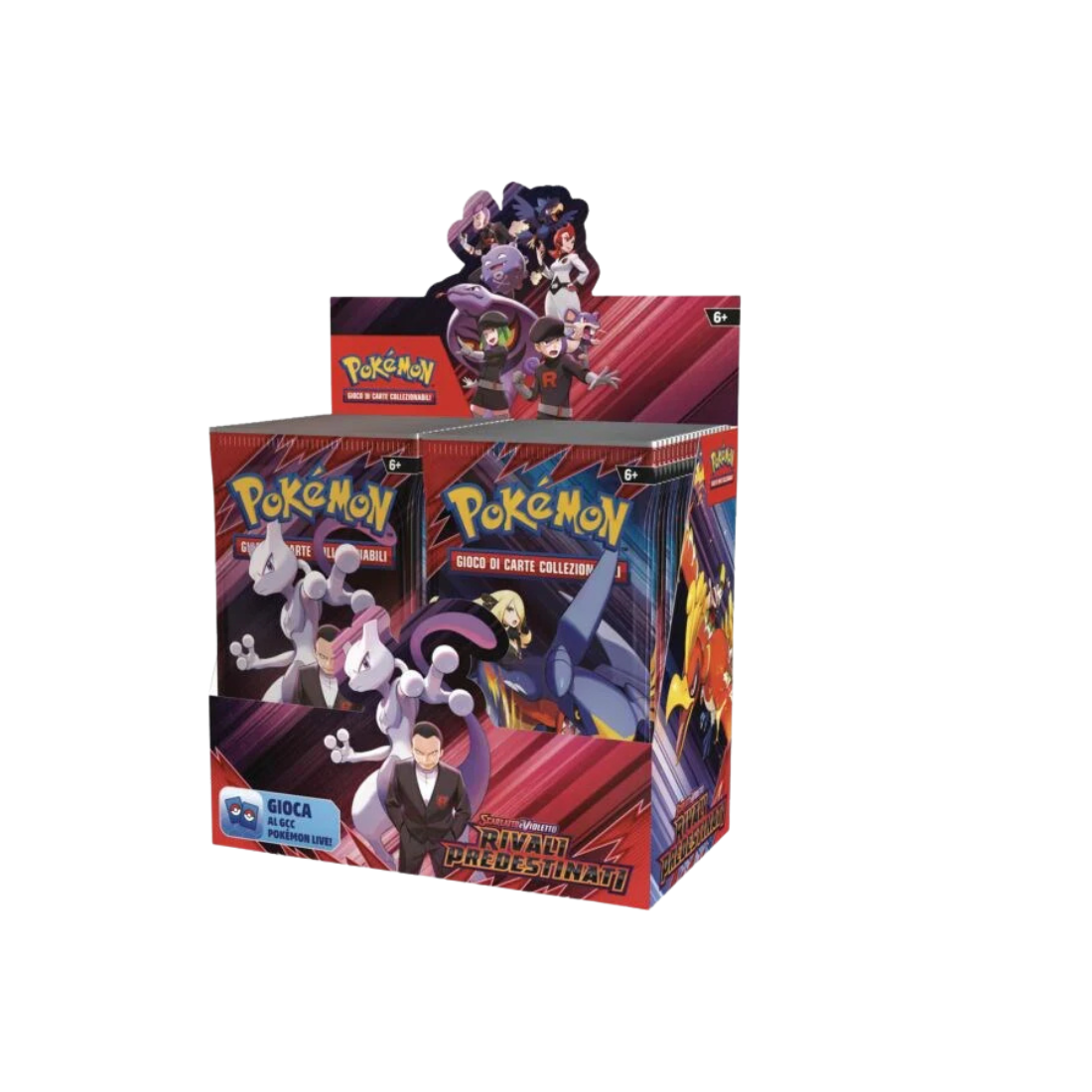 Display Box 36 Bustine Scarlatto e Violetto Rivali Predestinati (IT)