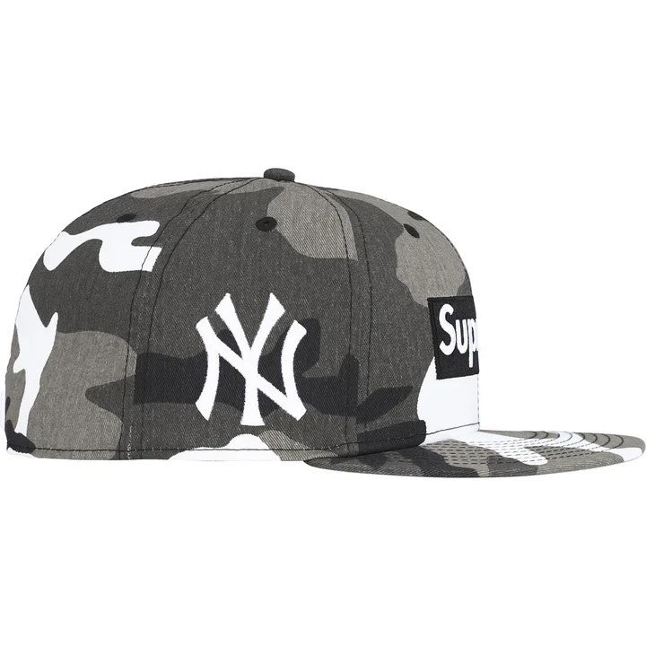 Supreme MLB New Era Teams Box Logo New York Yankees Snow Camo
